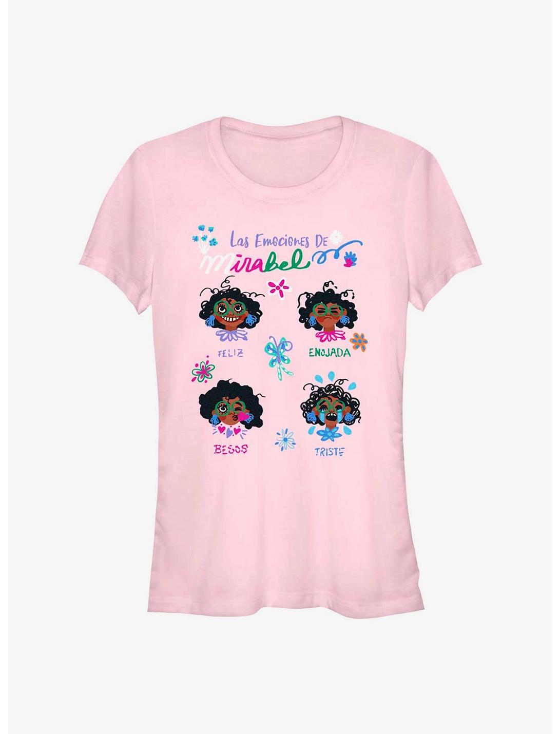 Disney Encanto Emociones de Mirabel Girl's T-Shirt, LIGHT PINK, hi-res