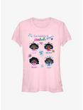 Disney Encanto Emociones de Mirabel Girl's T-Shirt, LIGHT PINK, hi-res