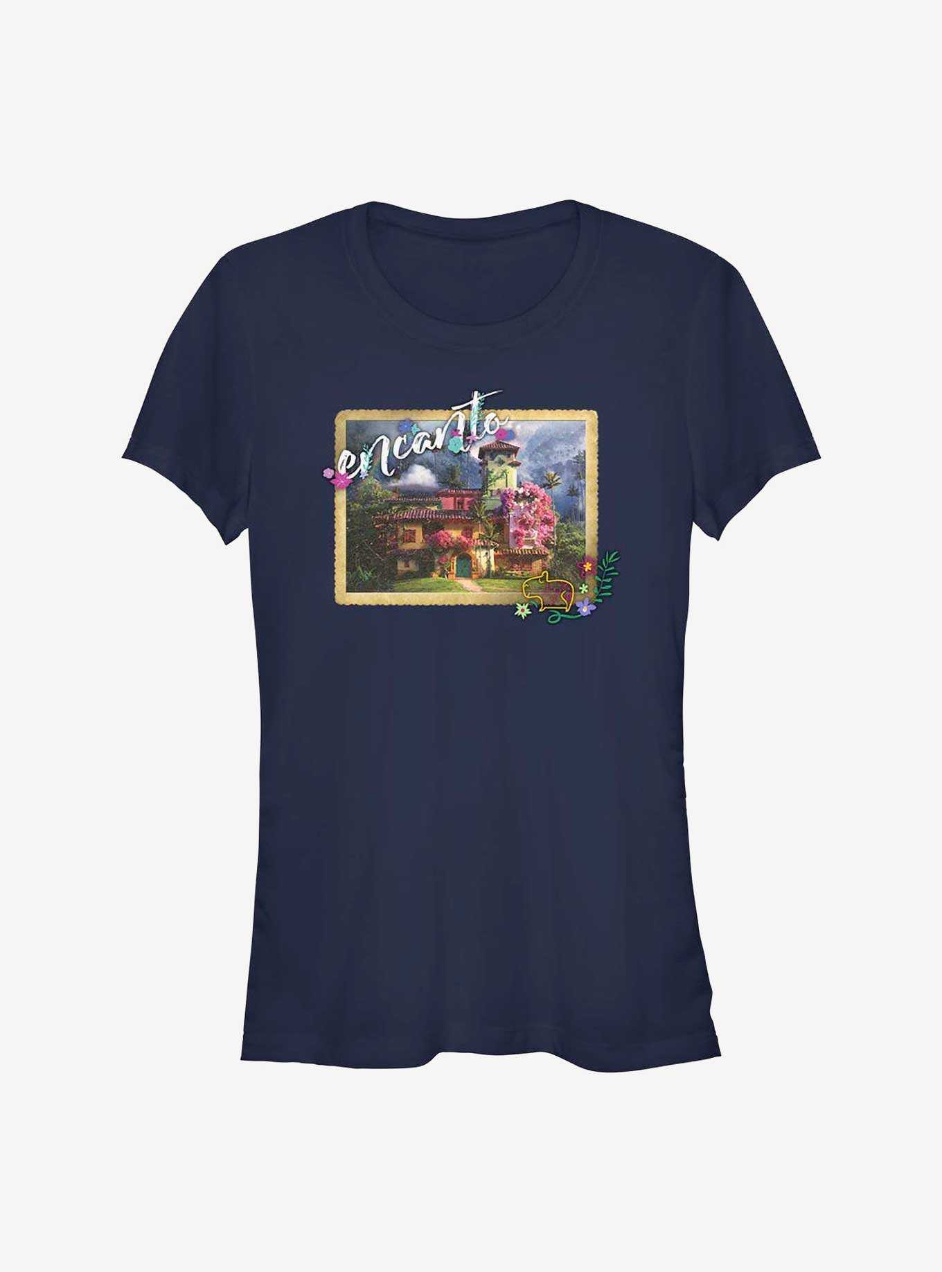 Disney Encanto Photo Girl's T-Shirt, NAVY, hi-res