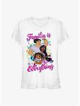 Disney Encanto Familia is Everything Girl's T-Shirt, WHITE, hi-res