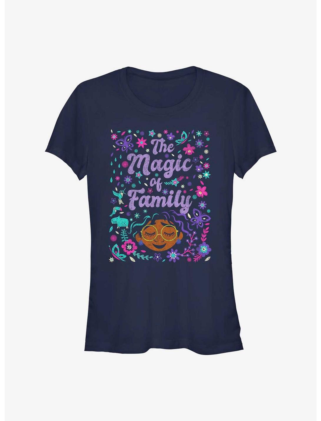 Disney Encanto Magic Girl's T-Shirt, NAVY, hi-res