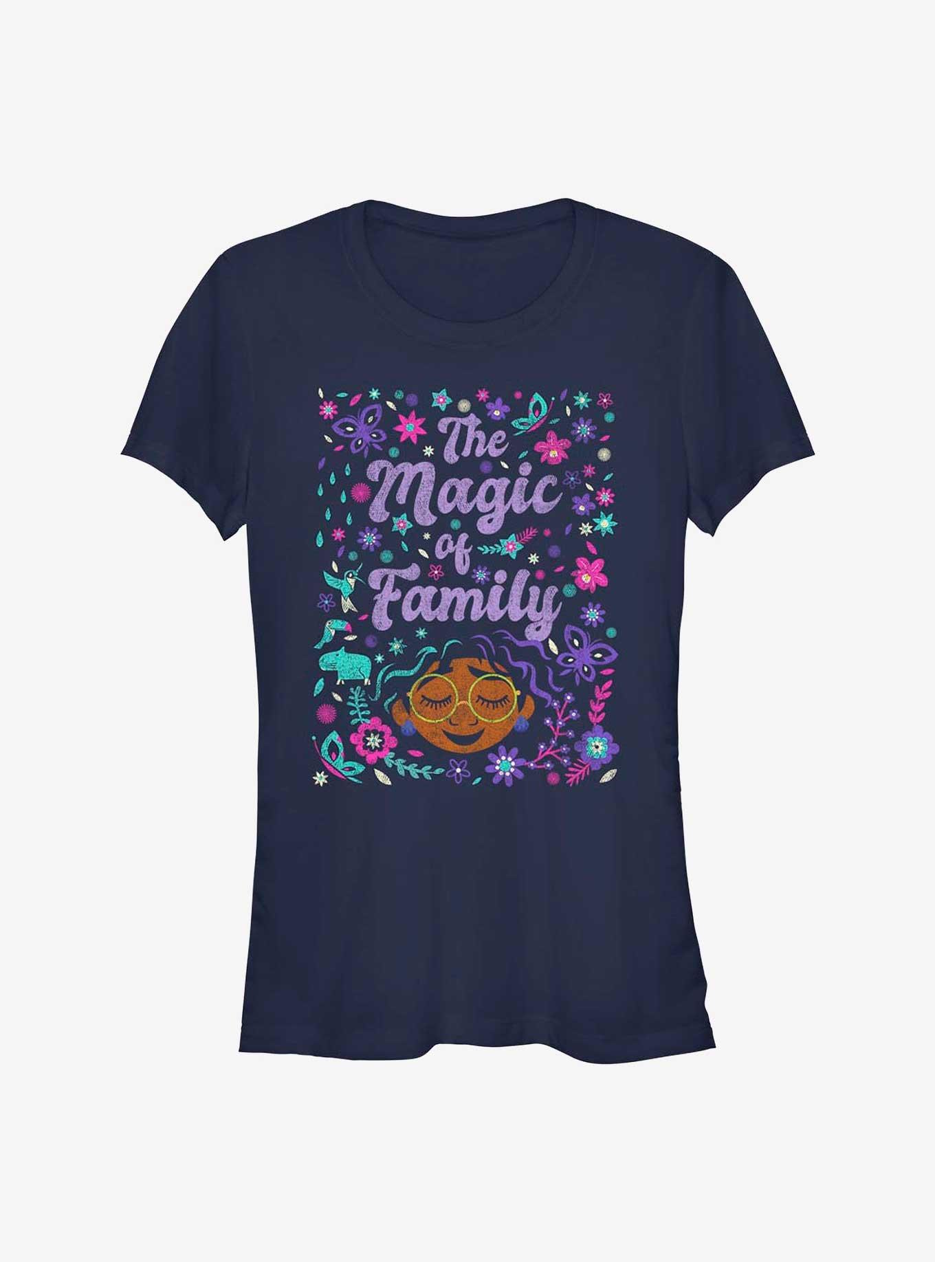 Disney Encanto Magic Girl's T-Shirt, NAVY, hi-res