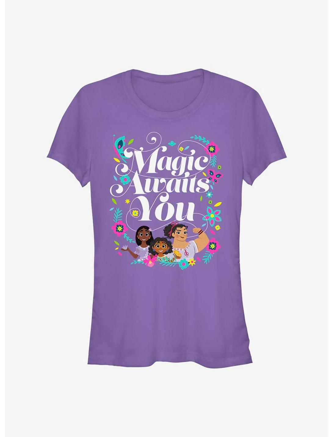 Disney Encanto Magic Awaits Girl's T-Shirt, PURPLE, hi-res