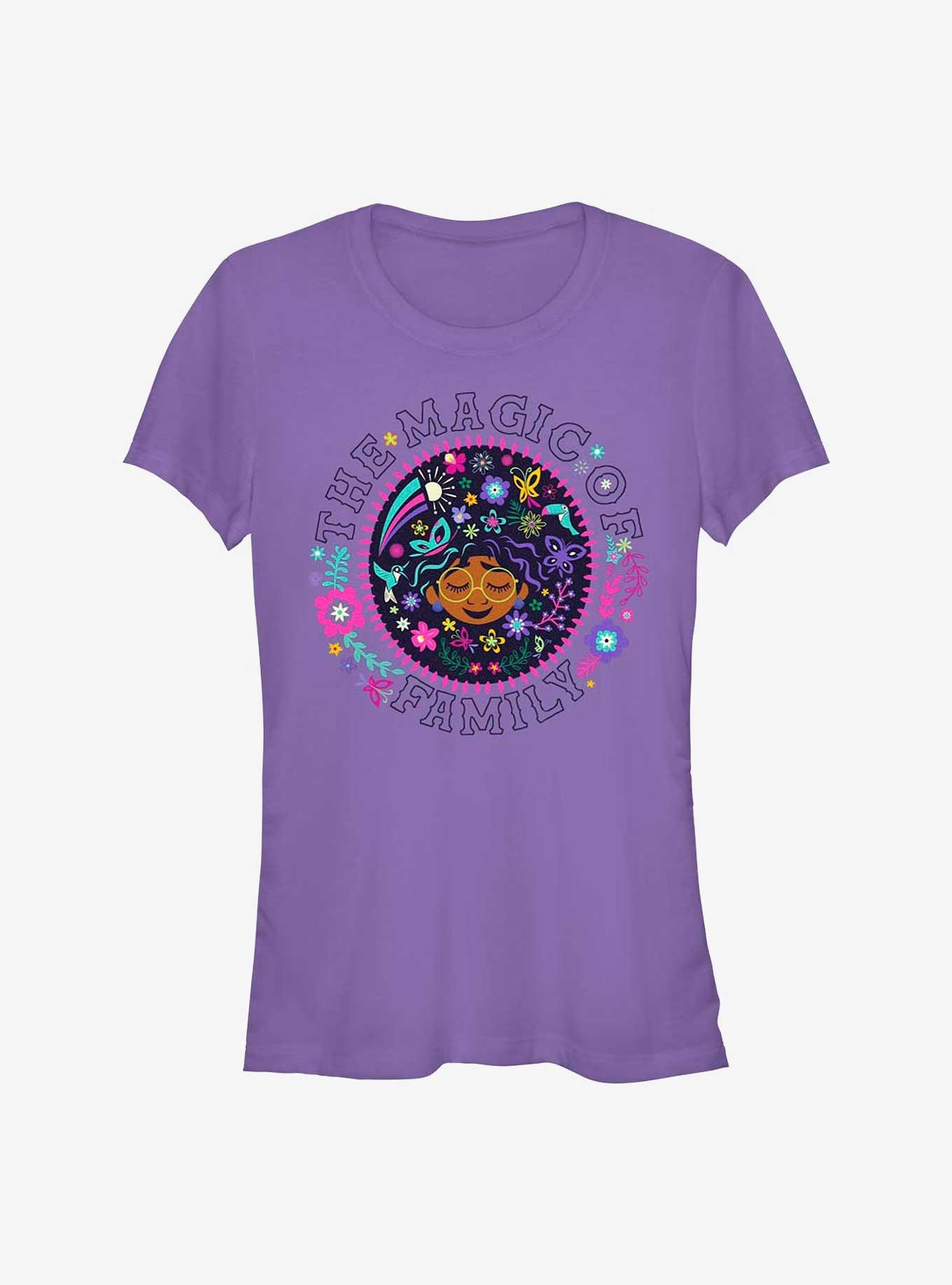 Disney Encanto Magic Of Family Girl's T-Shirt, PURPLE, hi-res