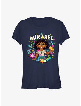 Disney Encanto Mirabel Girl's T-Shirt, NAVY, hi-res