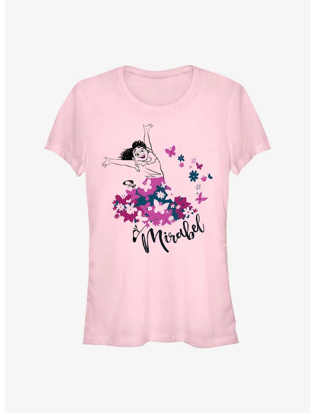 Disney Encanto Mirabel Butterfly Girl's T-Shirt, LIGHT PINK, hi-res