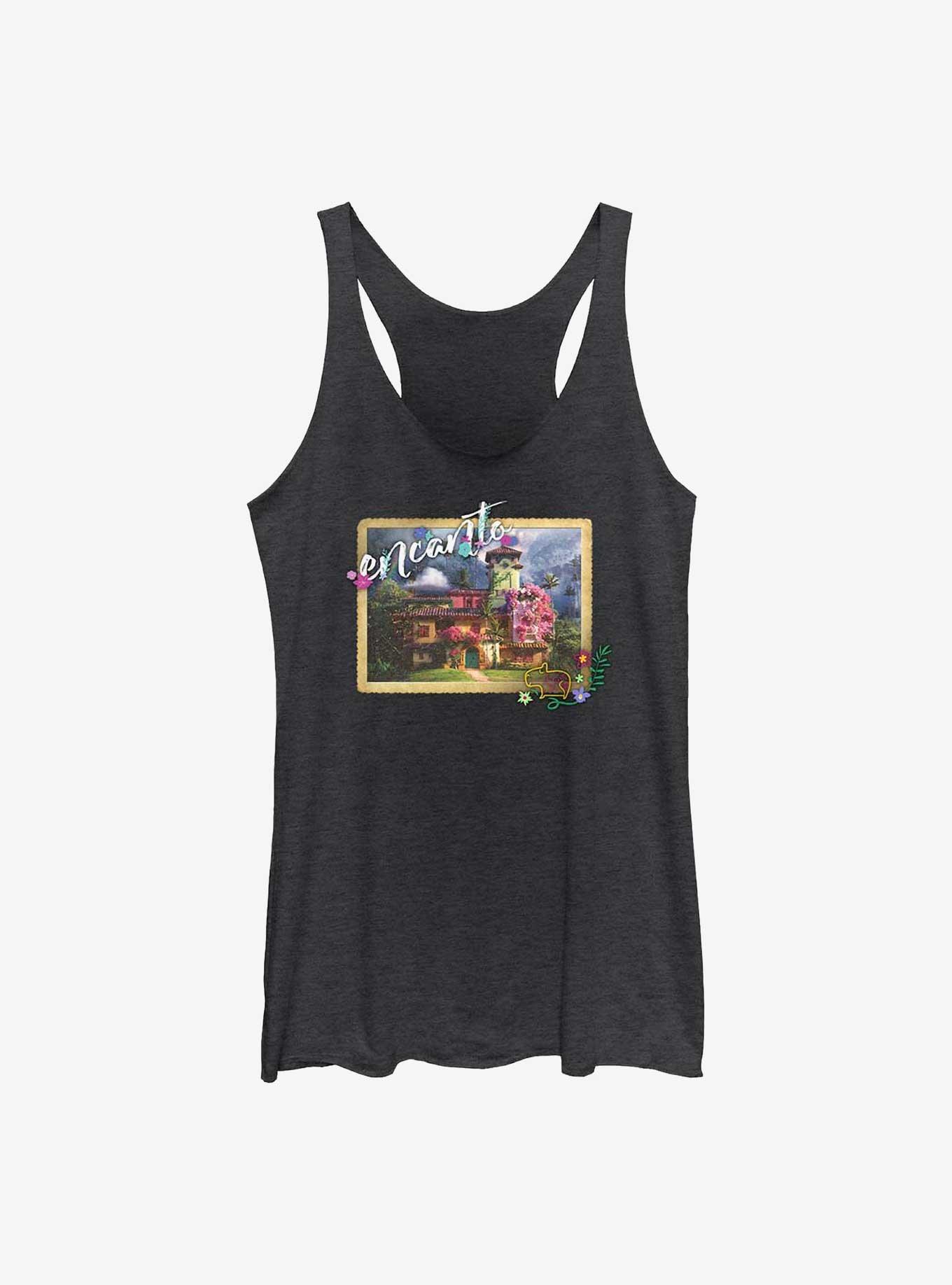 Disney Encanto Photo Girl's Tank, BLK HTR, hi-res