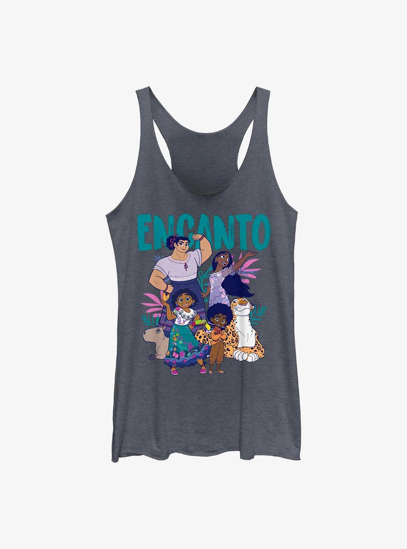 Disney Encanto Together Girl's Tank, NAVY HTR, hi-res