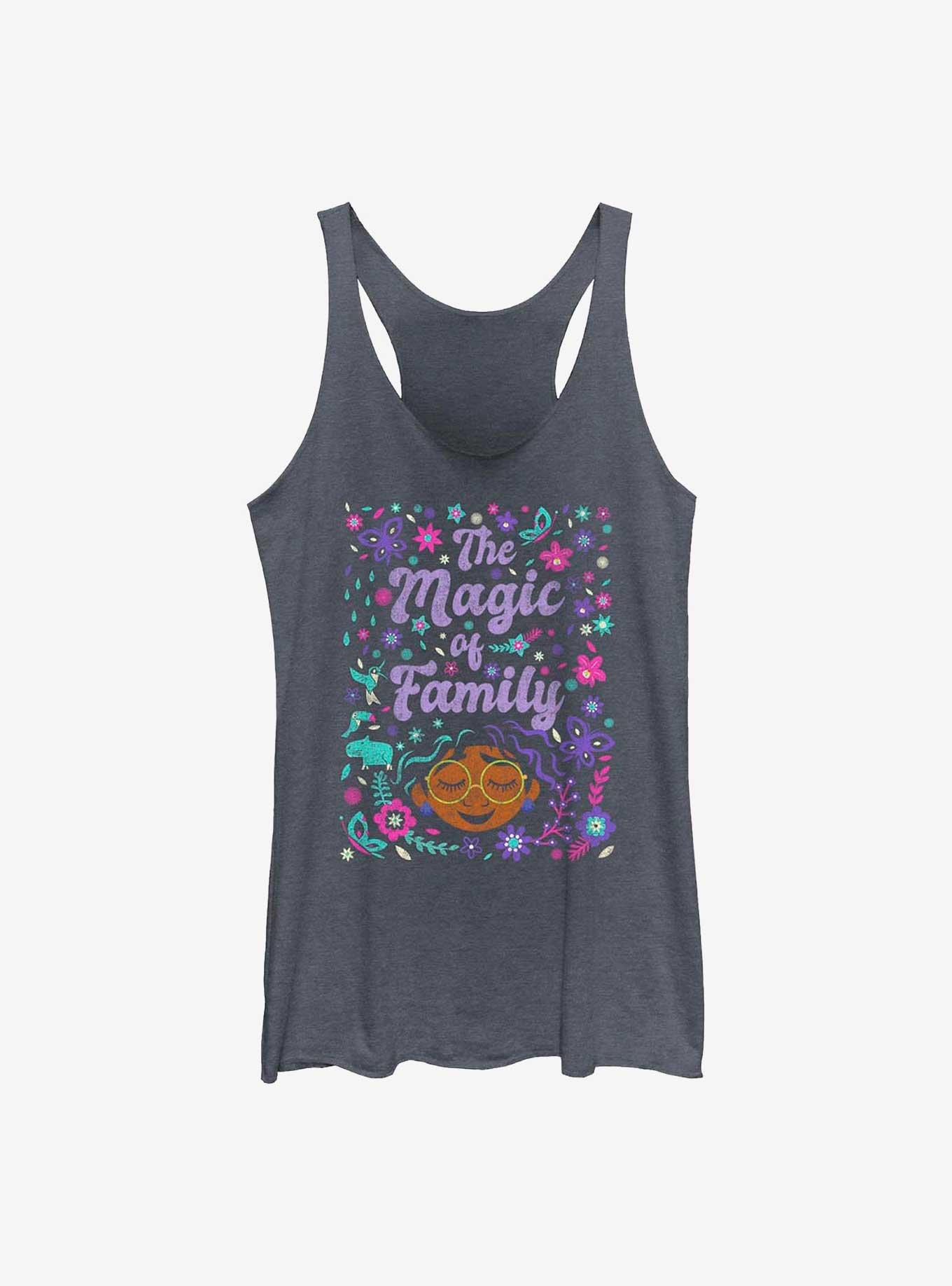 Disney Encanto Magic Girl's Tank, NAVY HTR, hi-res