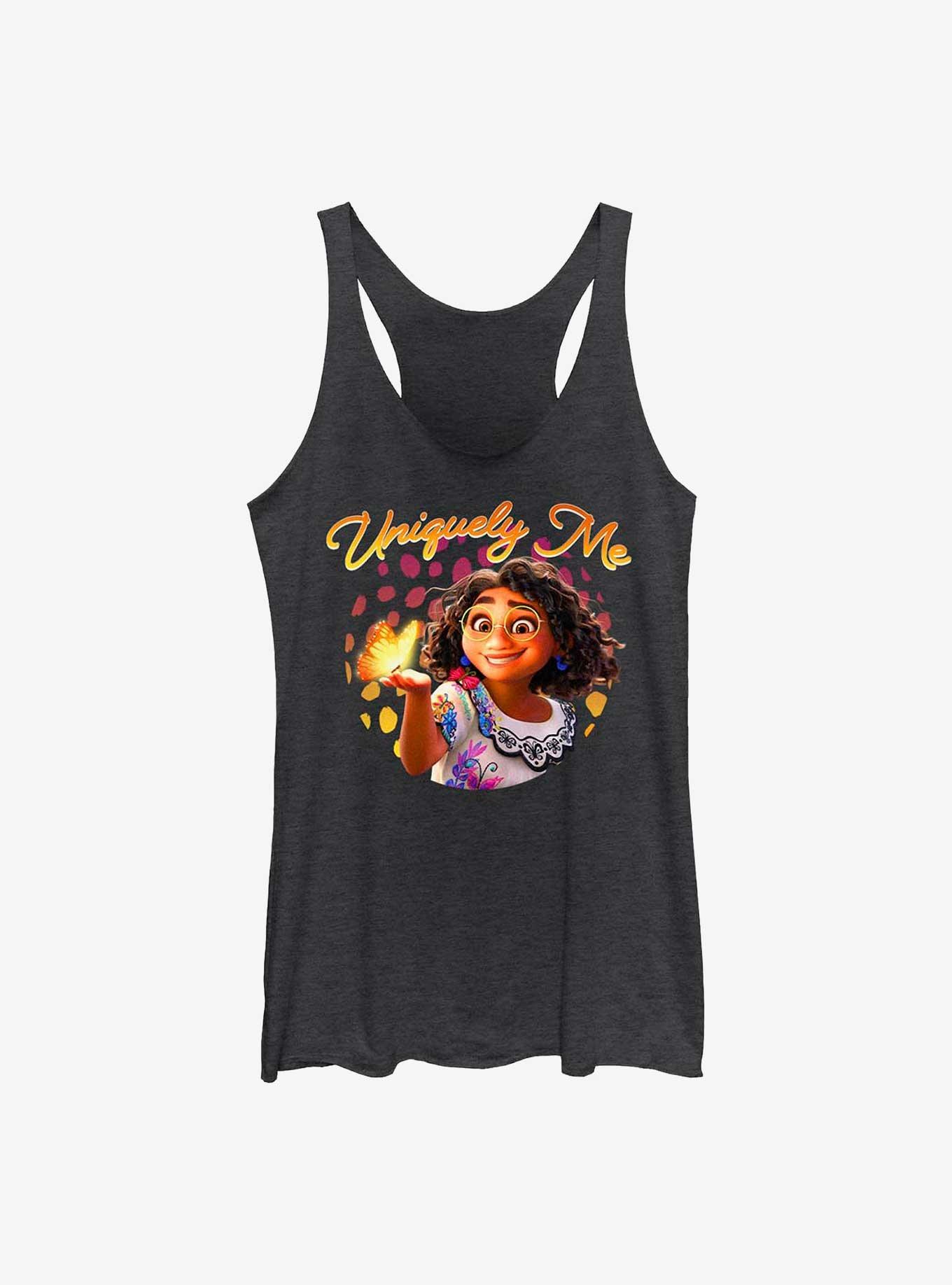 Disney Encanto Uniquely me Girl's Tank, BLK HTR, hi-res