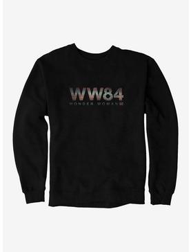 Plus Size DC Comics Wonder Woman 1984 Retro Static Logo Sweatshirt, , hi-res