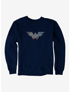 DC Comics Wonder Woman Static Insignia Sweatshirt, NAVY, hi-res