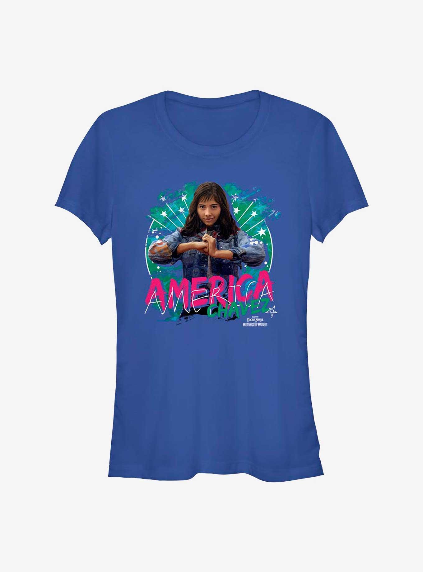 Marvel Doctor Strange In The Multiverse Of Madness Chavez Hero Graphic Girls T-Shirt