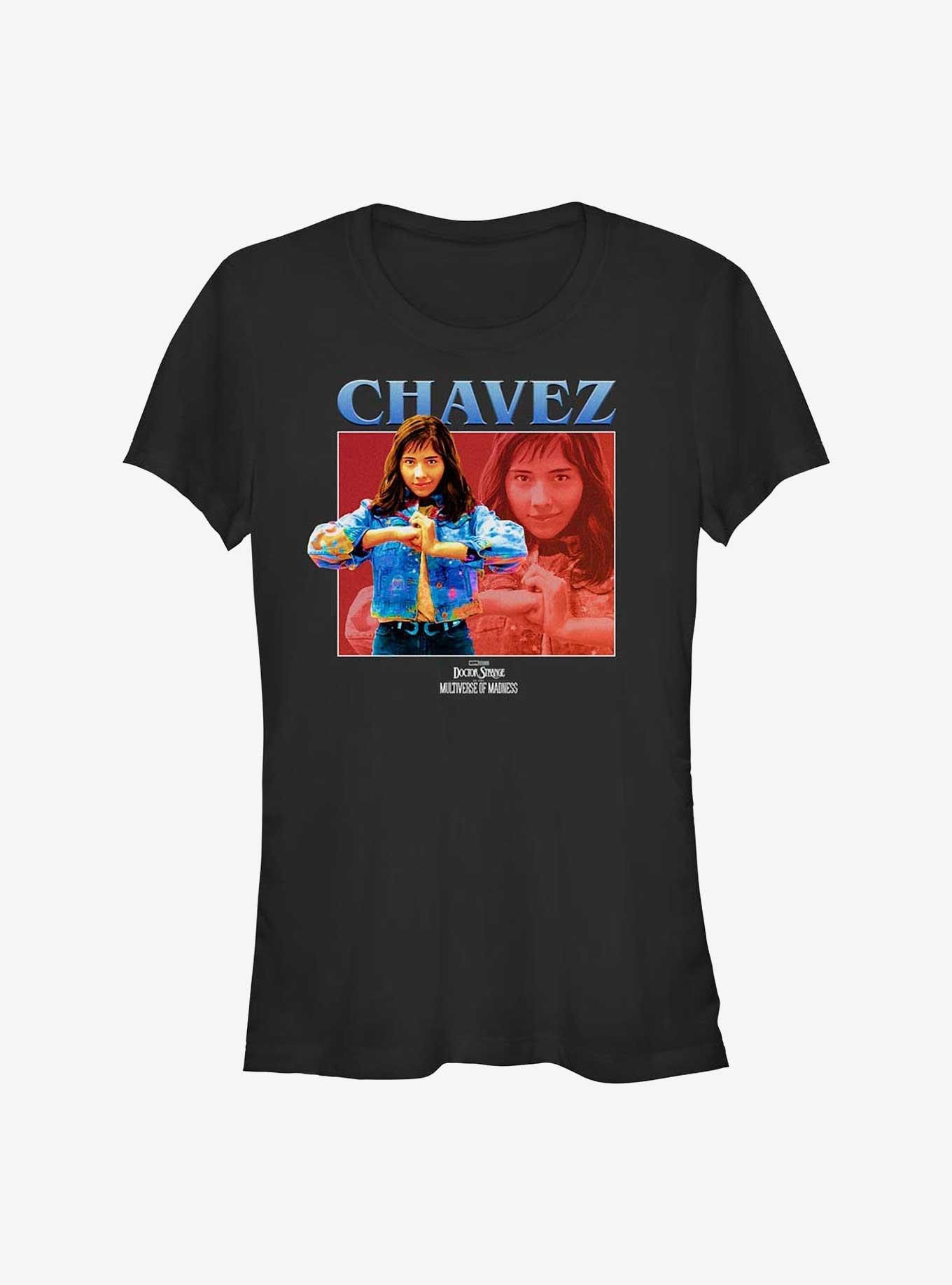 Marvel Doctor Strange In The Multiverse Of Madness Chavez Square Girls T-Shirt, BLACK, hi-res