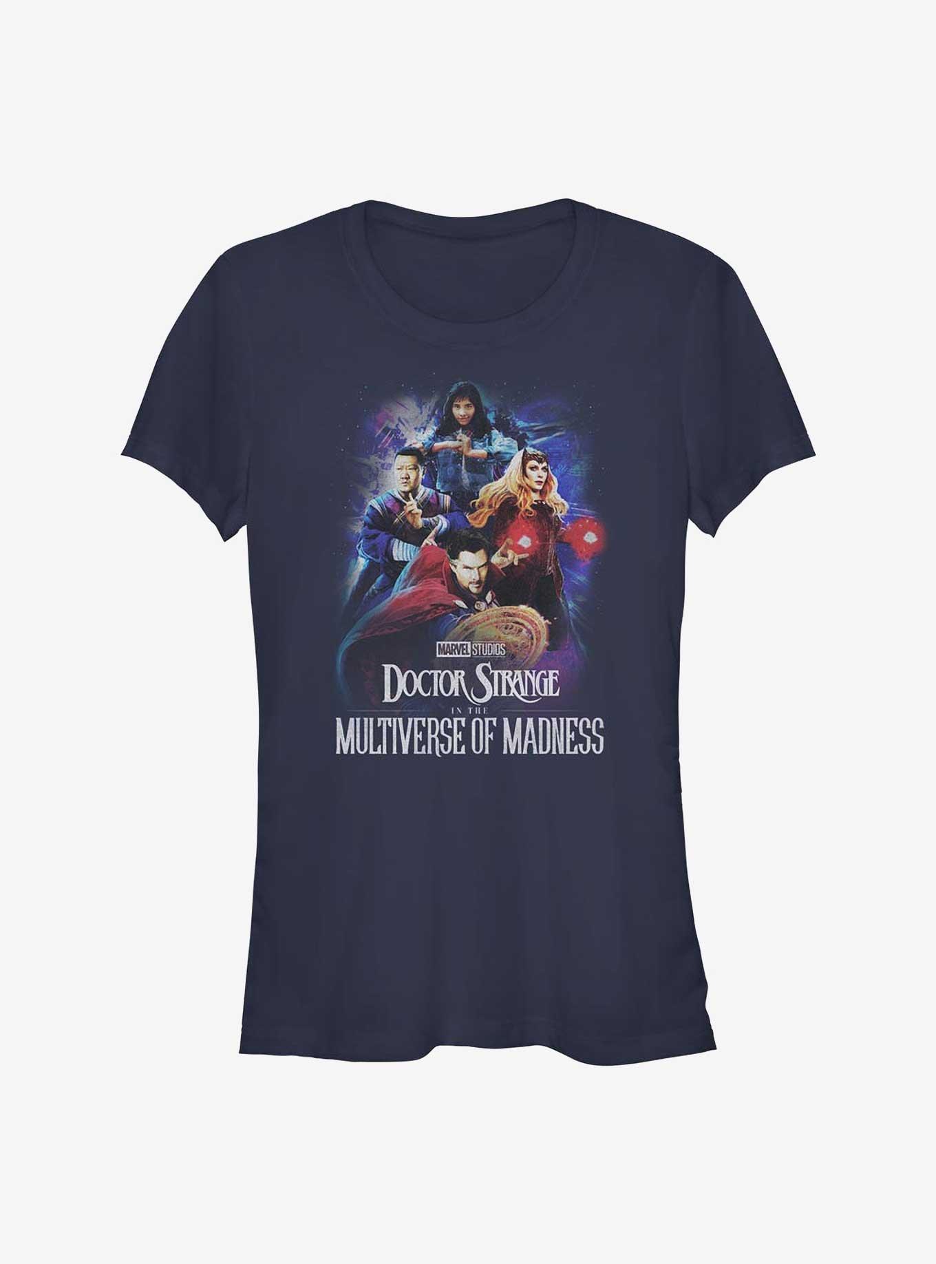 Marvel Doctor Strange In The Multiverse Of Madness Poster Group Girls T-Shirt, , hi-res