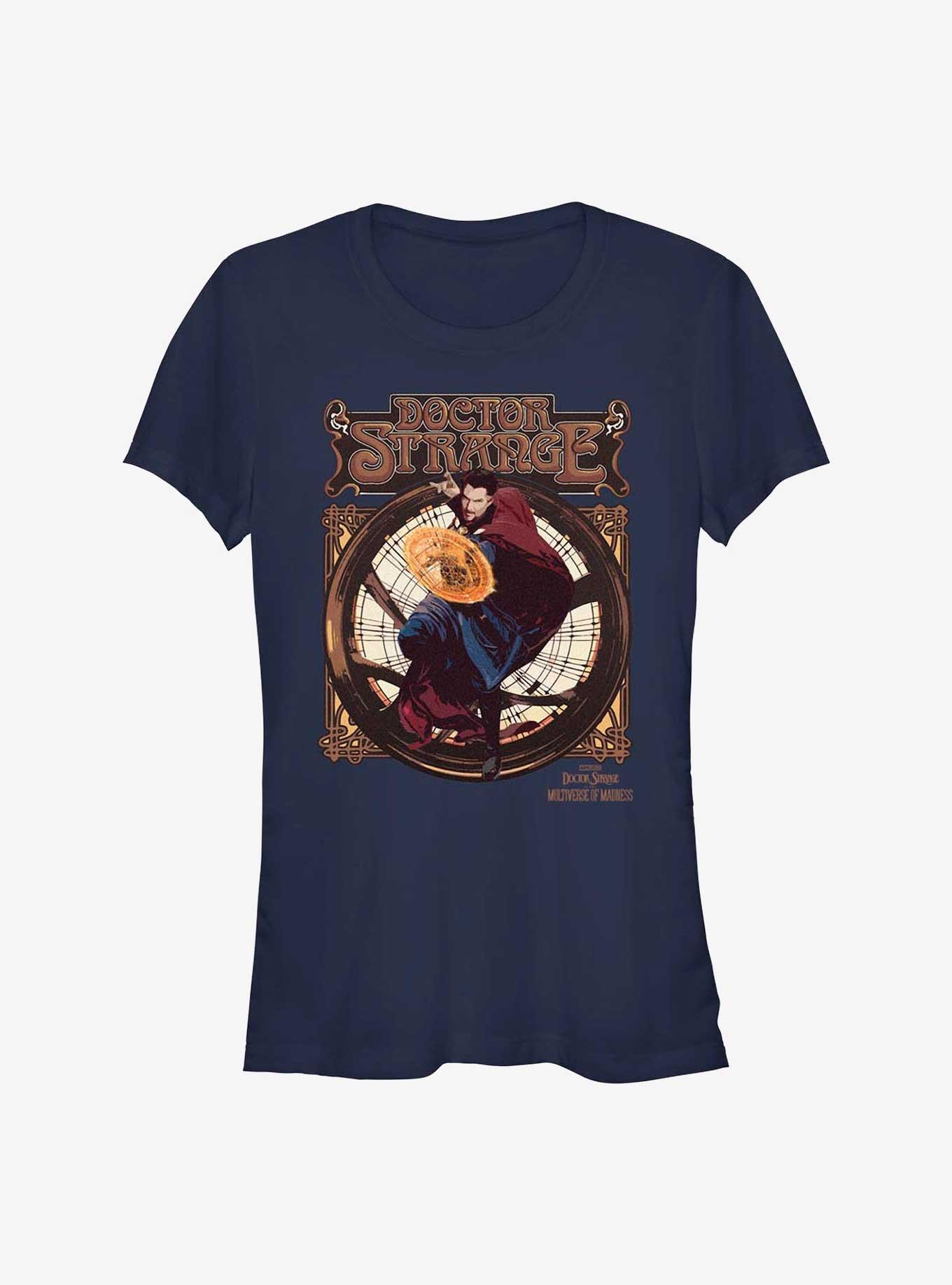 Marvel Doctor Strange In The Multiverse Of Madness Retro Seal Girls T-Shirt