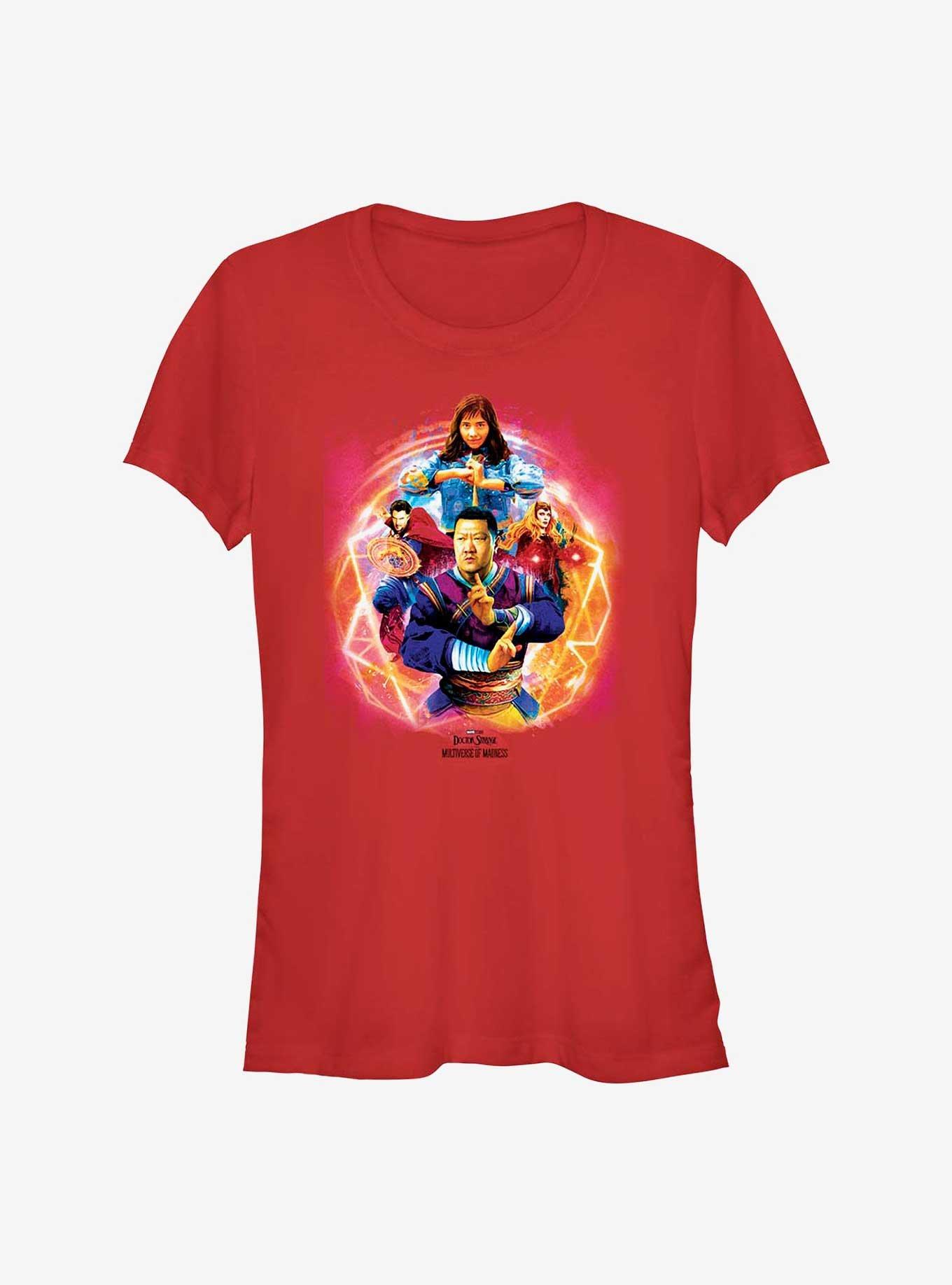 Marvel Doctor Strange In The Multiverse Of Madness Strong Three Girls T-Shirt