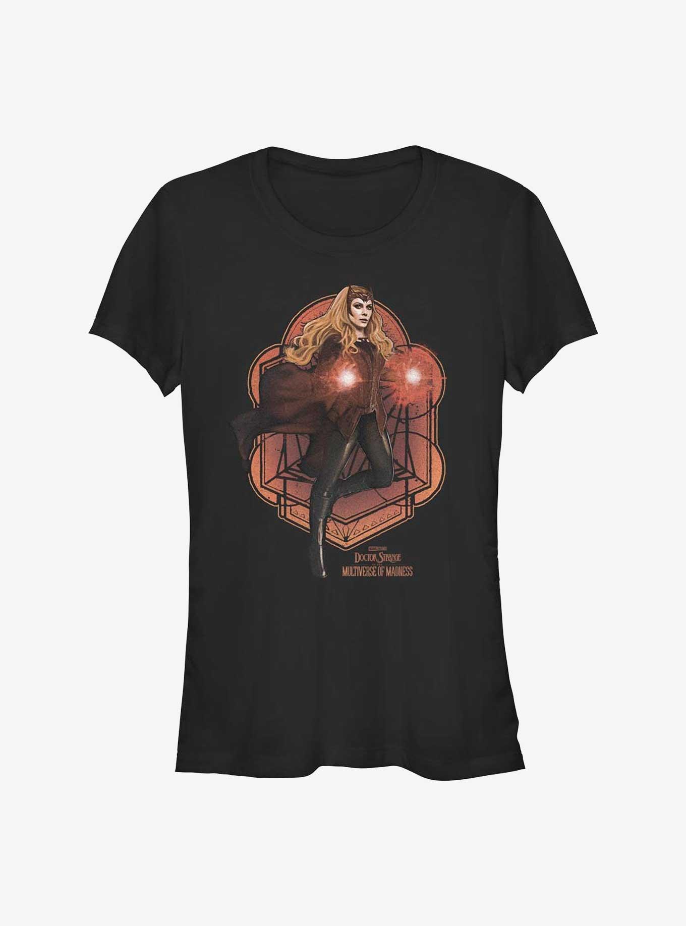 Marvel Doctor Strange The Multiverse Of Madness Wanda Mandala Girls T-Shirt