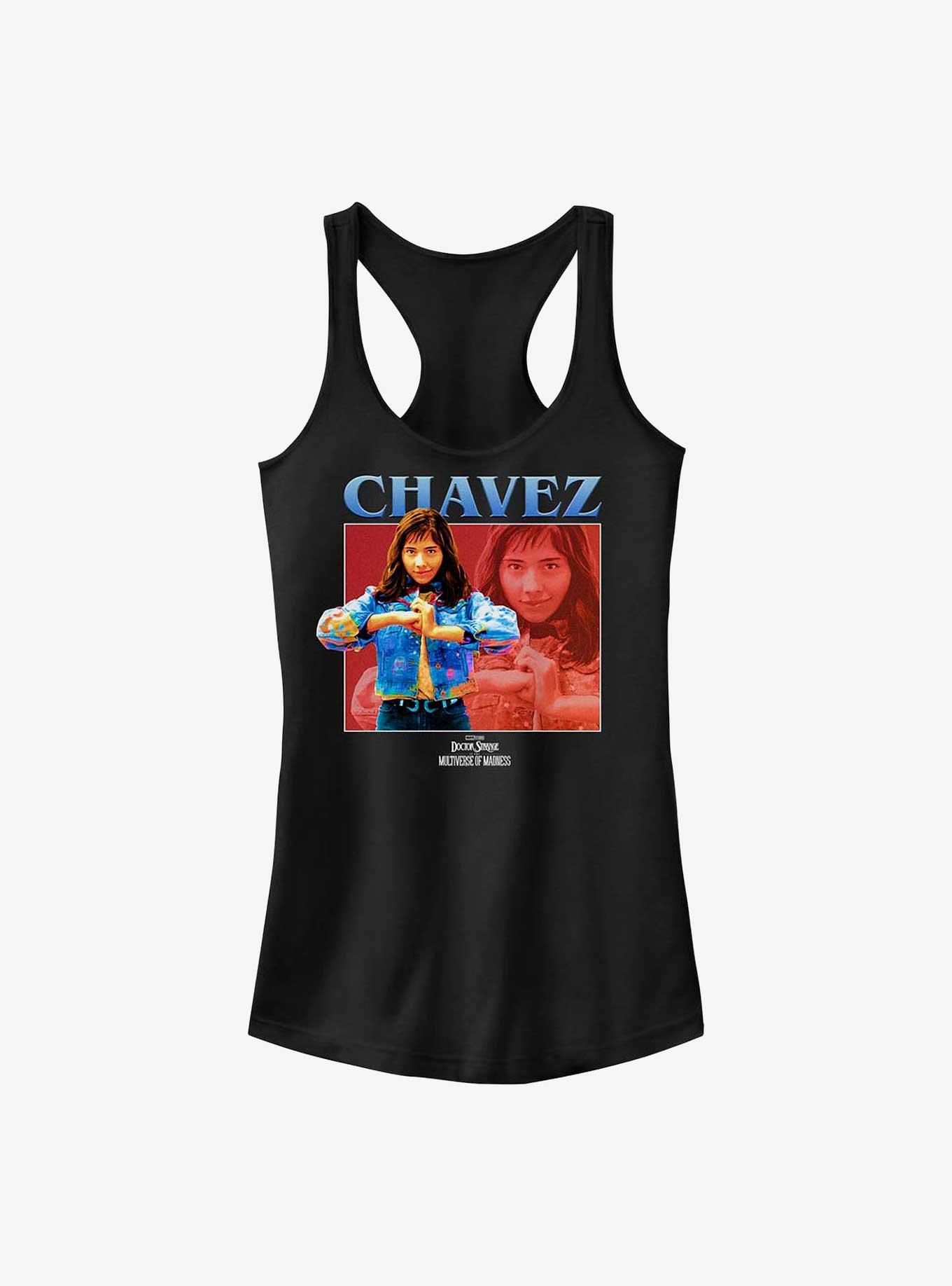 Marvel Doctor Strange In The Multiverse Of Madness Chavez Square Girls Tank, BLACK, hi-res