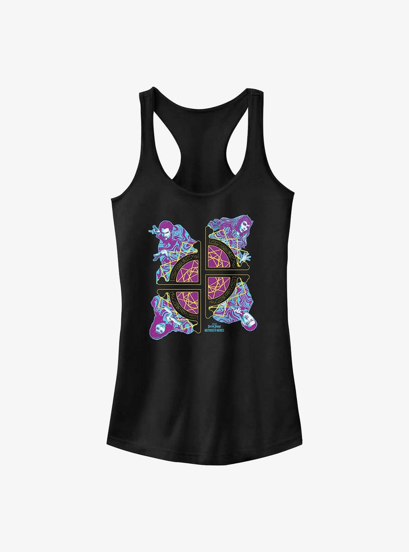 Marvel Doctor Strange In The Multiverse Of Madness Group Badge Girls Tank, BLACK, hi-res