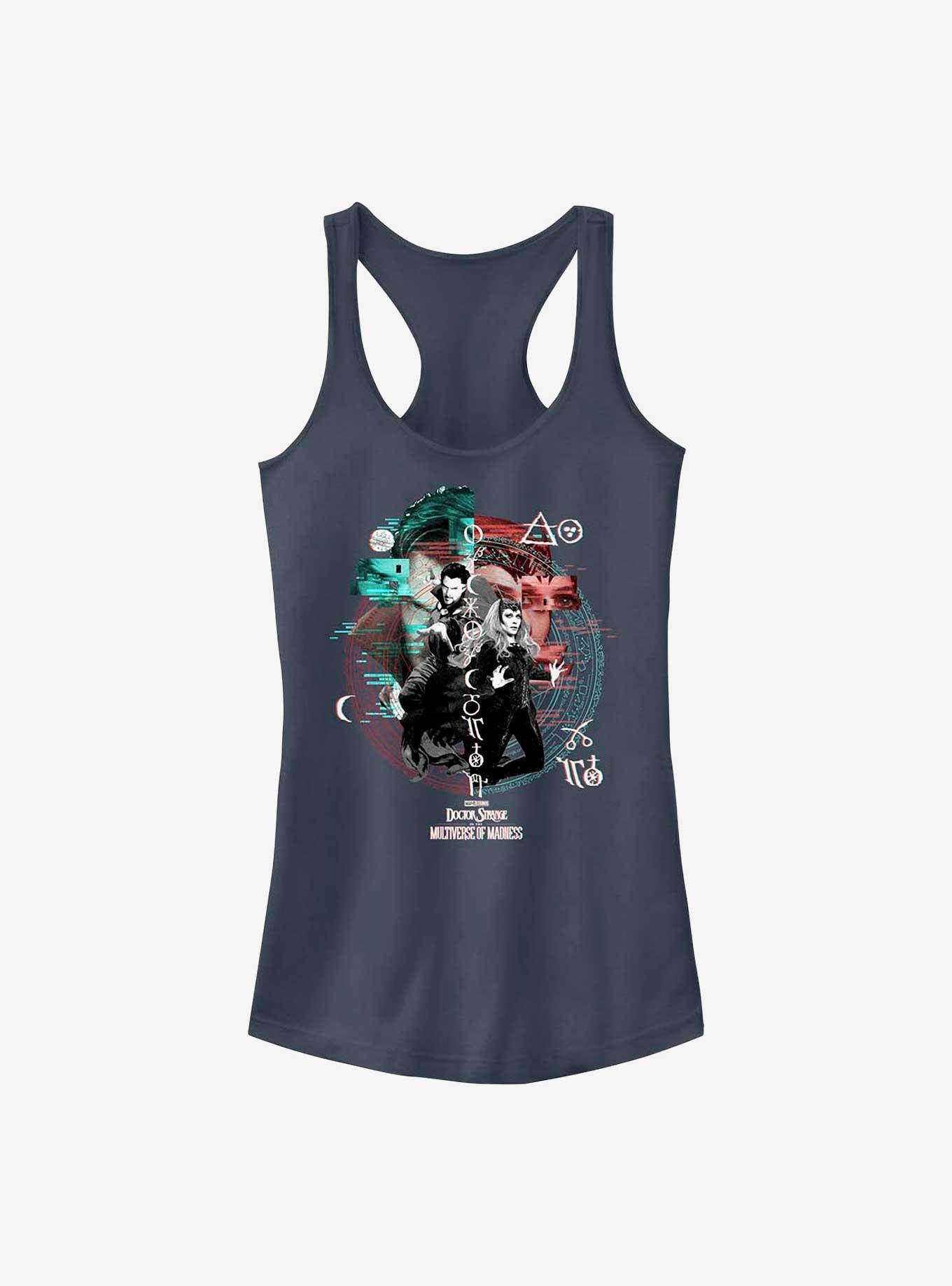 Marvel Doctor Strange In The Multiverse Of Madness Magic Glitch Girls Tank, INDIGO, hi-res