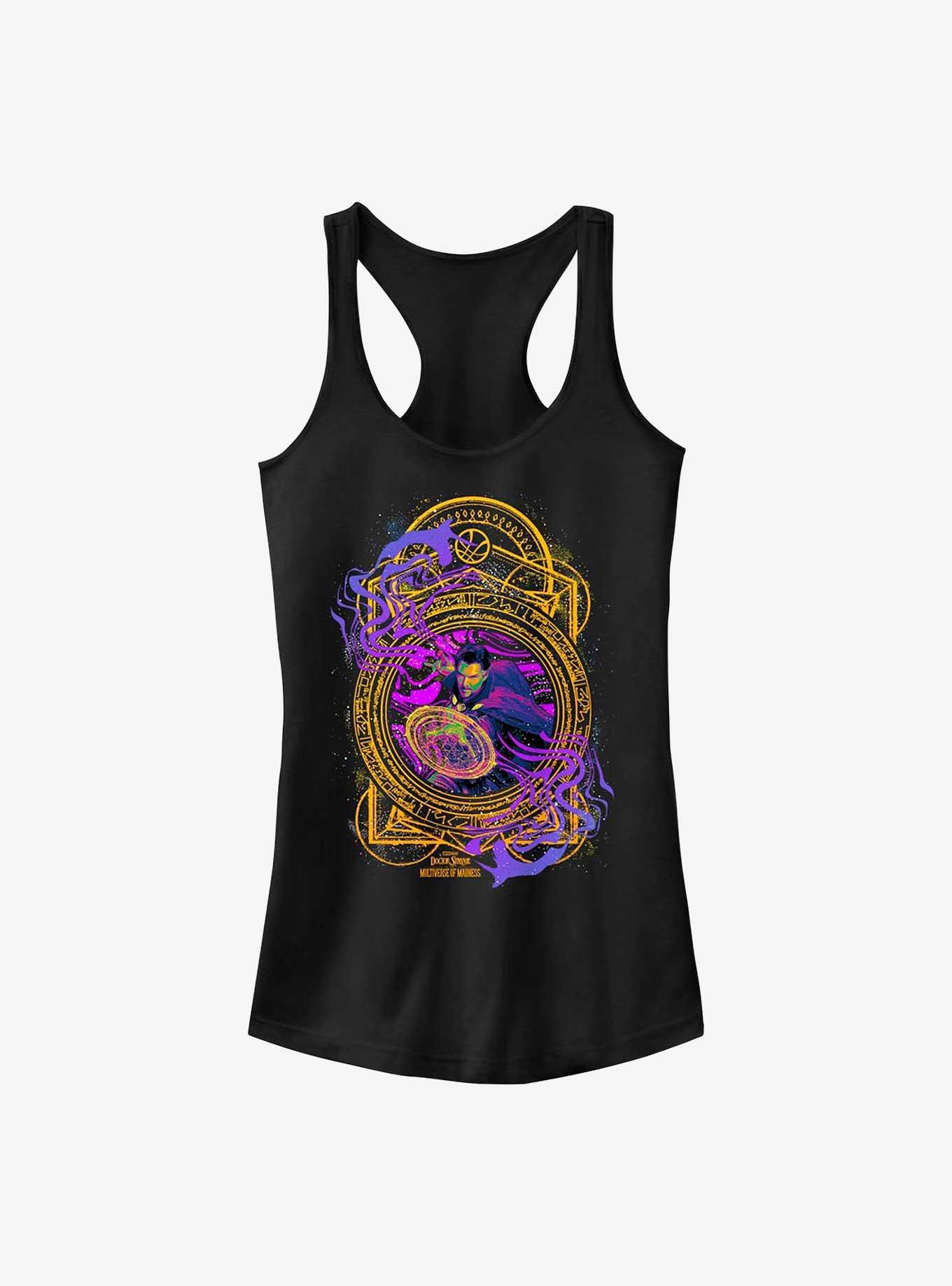 Marvel Doctor Strange In The Multiverse Of Madness Neon Strange Girls Tank, BLACK, hi-res