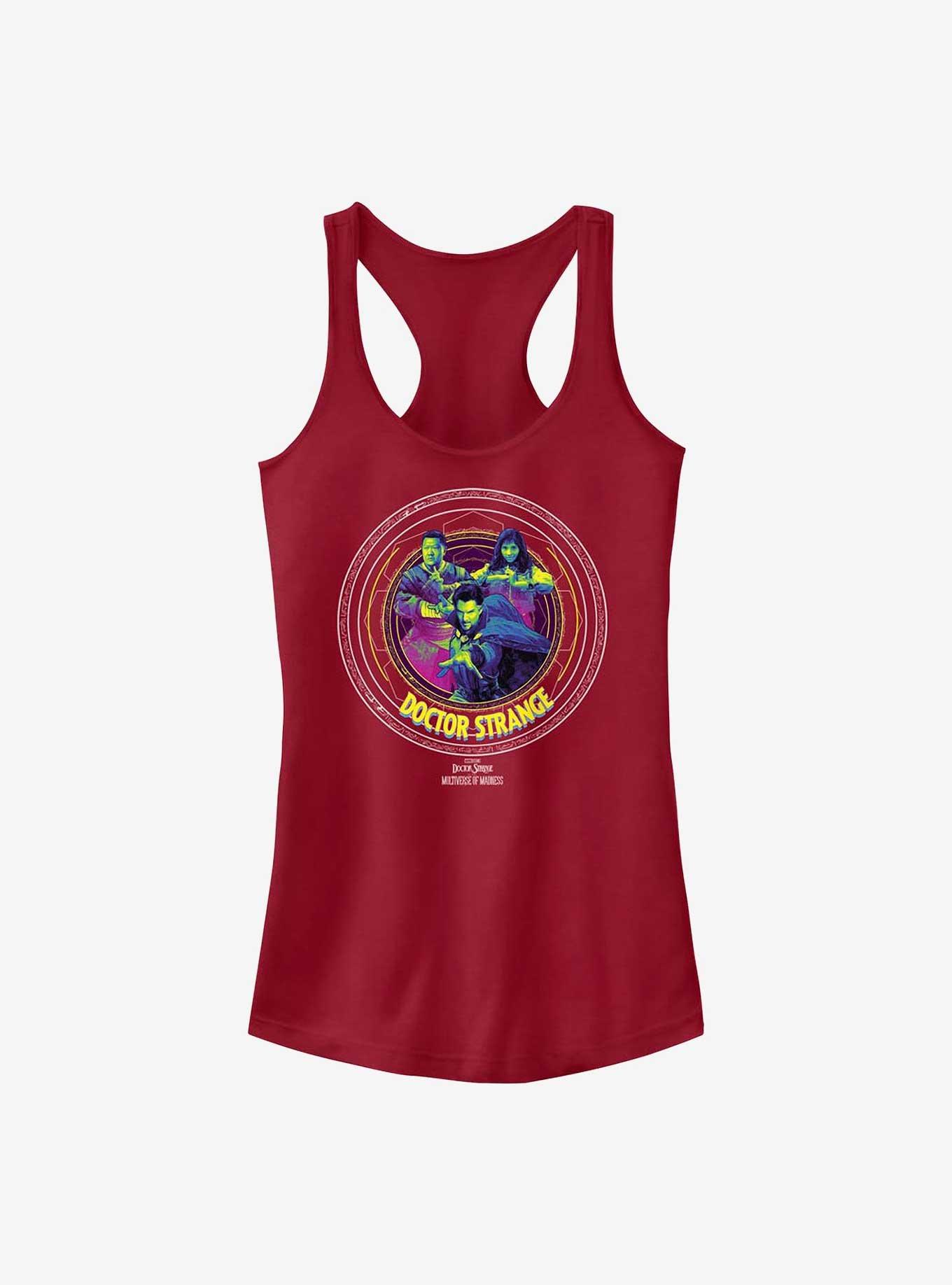 Marvel Doctor Strange In The Multiverse Of Madness Runes Badge Girls Tank, SCARLET, hi-res