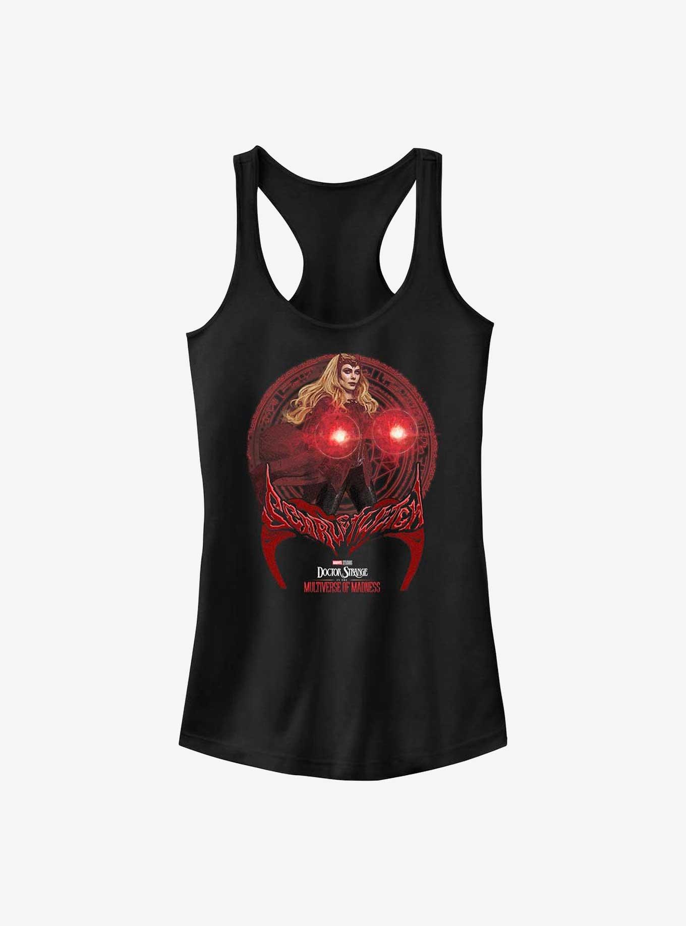 Marvel Doctor Strange In The Multiverse Of Madness Scarlet Spell Girls Tank, BLACK, hi-res