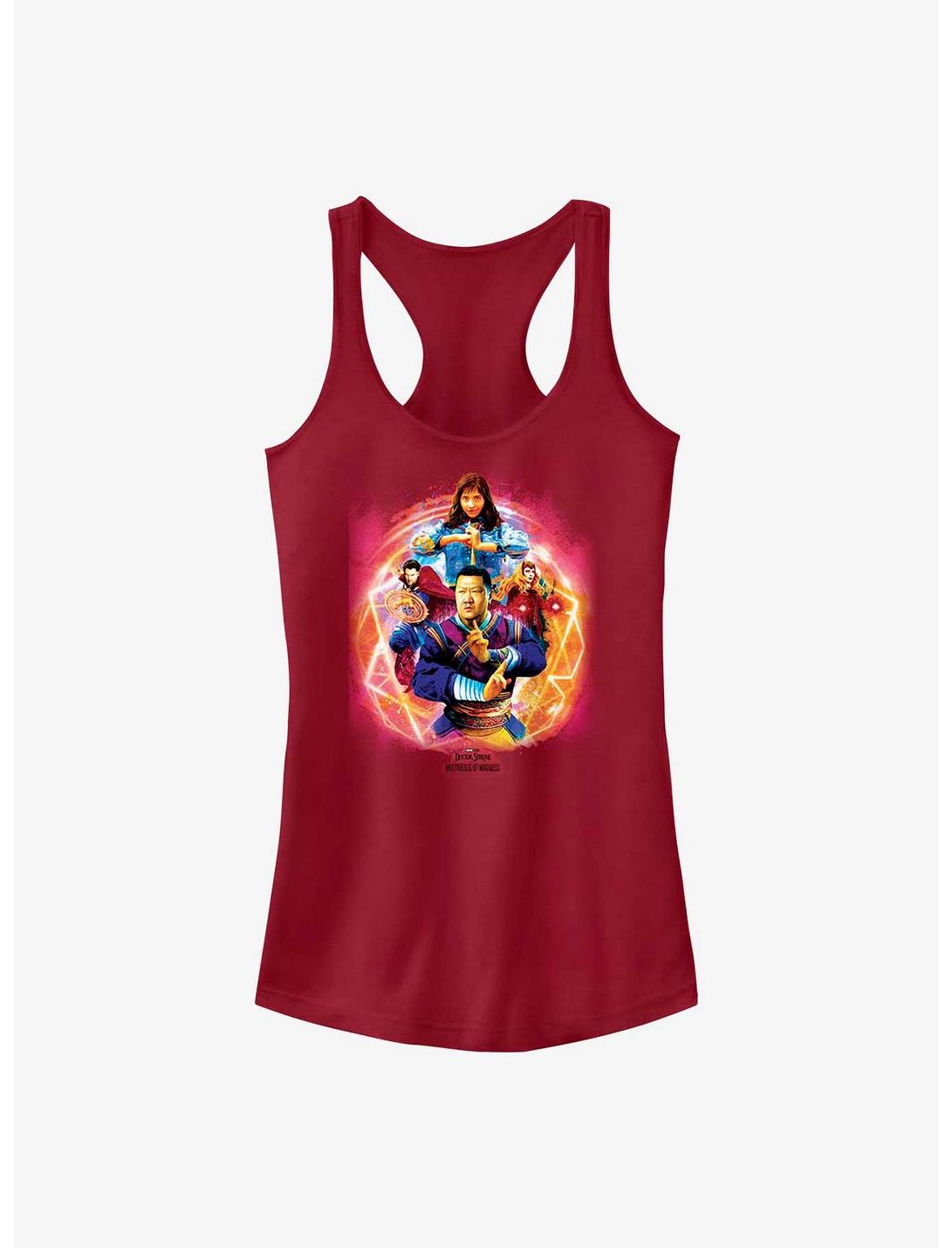 Marvel Doctor Strange In The Multiverse Of Madness Strong Three Girls Tank, SCARLET, hi-res