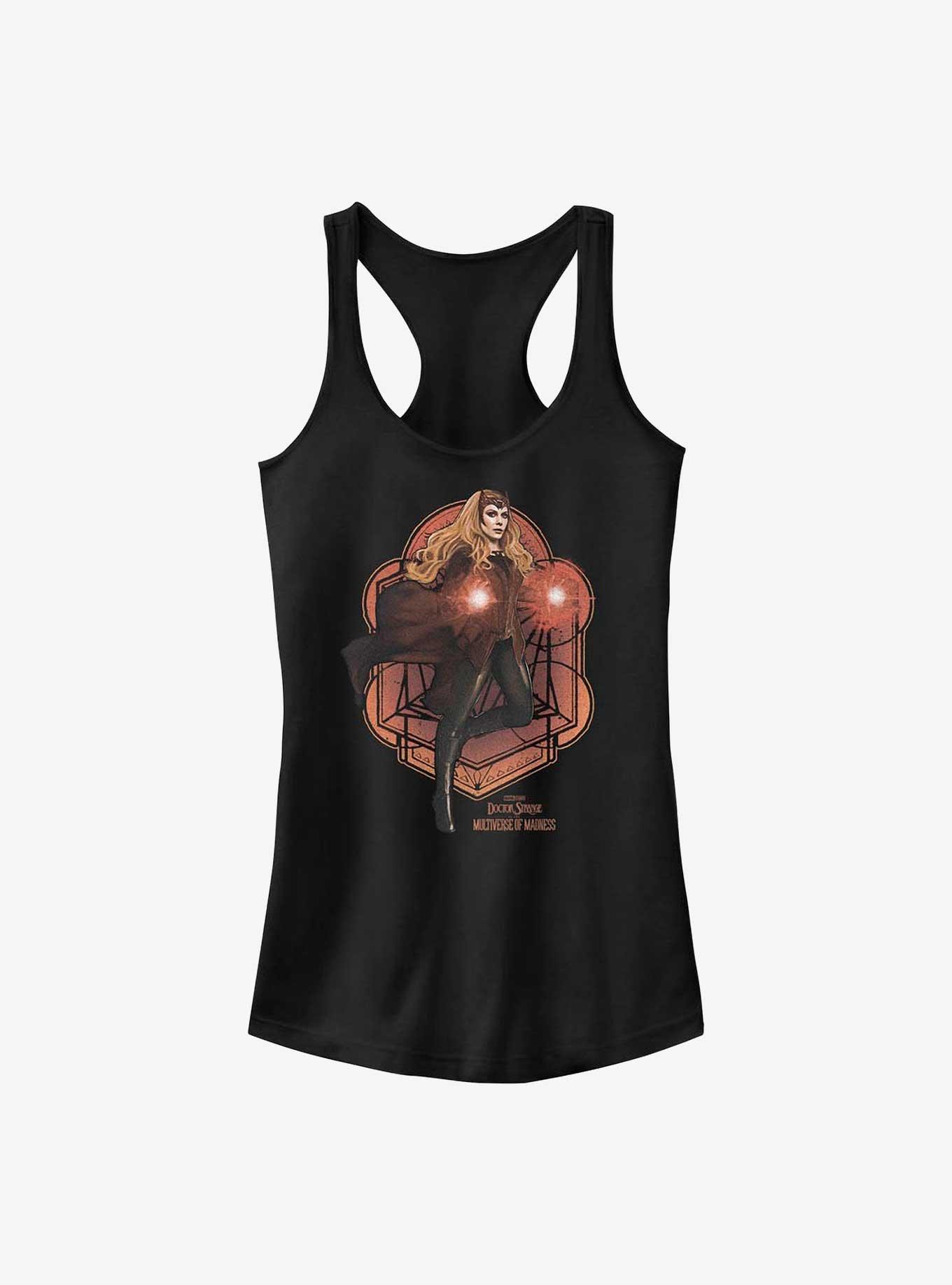 Marvel Doctor Strange In The Multiverse Of Madness Wanda Mandala Girls Tank, BLACK, hi-res