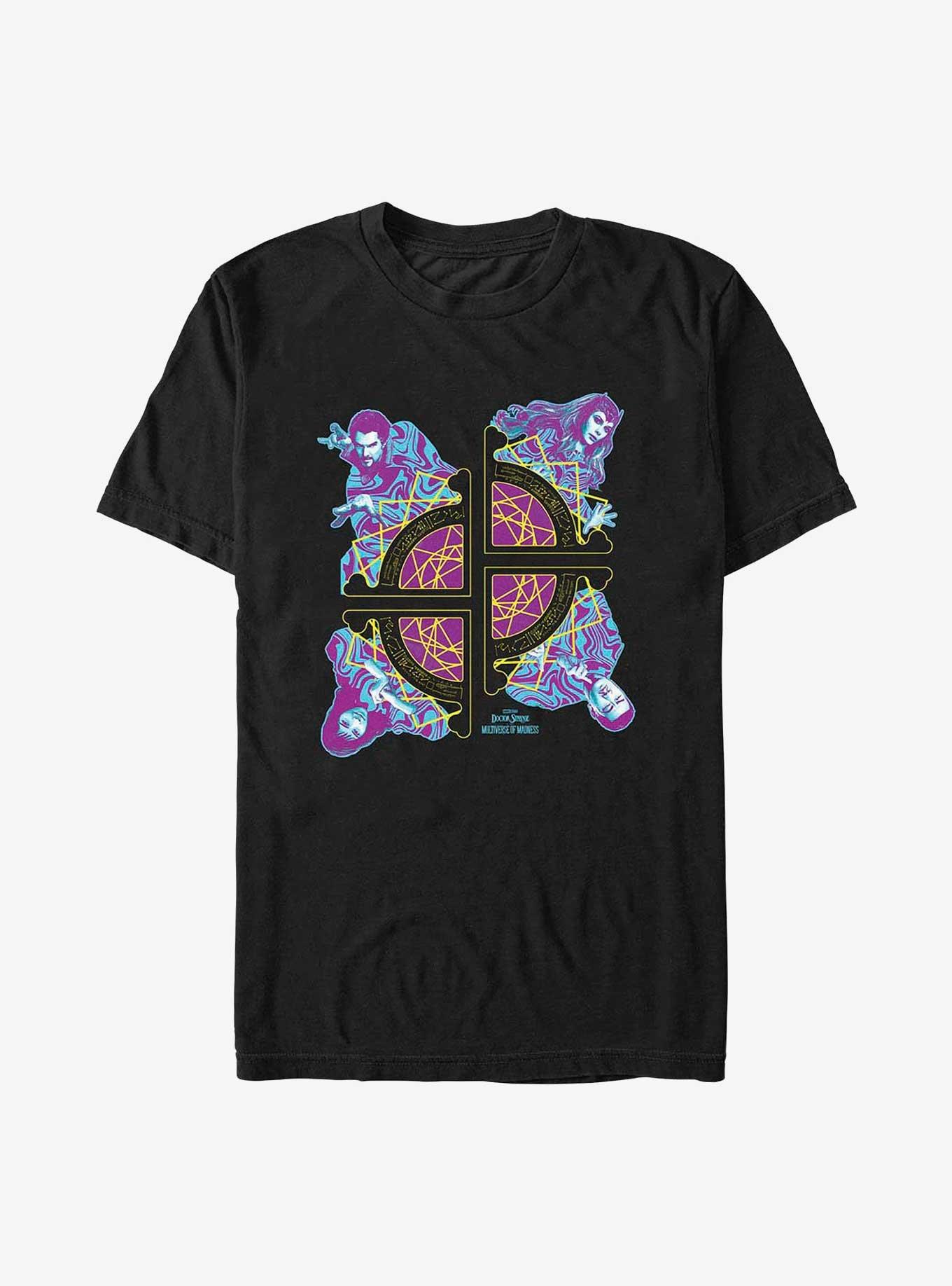 Marvel Doctor Strange In The Multiverse Of Madness Group Badge T-Shirt, BLACK, hi-res