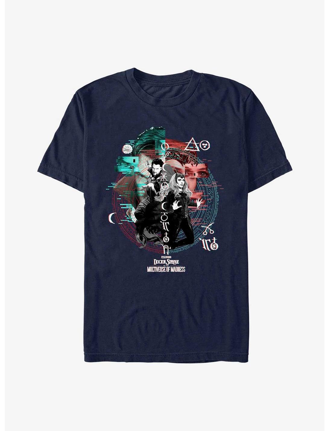 Marvel Doctor Strange In The Multiverse Of Madness Magic Glitch T-Shirt, NAVY, hi-res