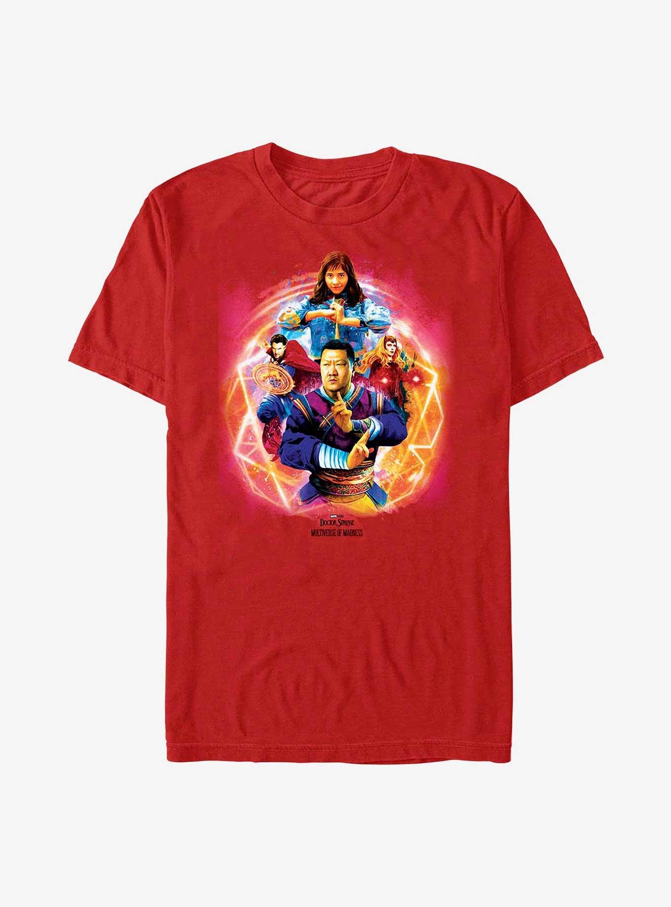 Marvel Doctor Strange In The Multiverse Of Madness Strong Three T-Shirt, RED, hi-res