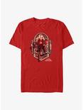 Marvel Doctor Strange In The Multiverse Of Madness Wanda Magic T-Shirt, RED, hi-res