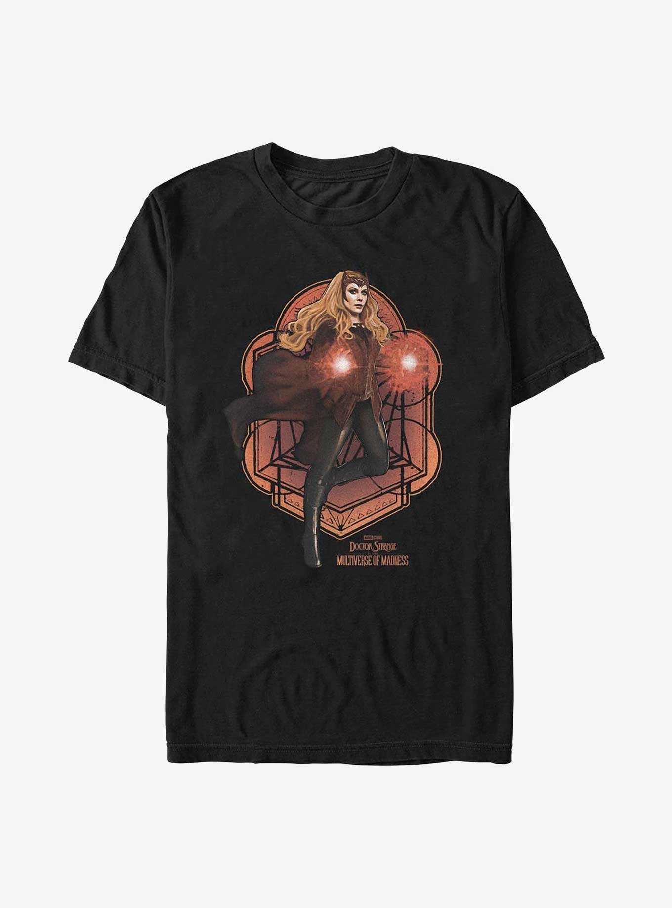 Marvel Doctor Strange In The Multiverse Of Madness Wanda Mandala T-Shirt, BLACK, hi-res