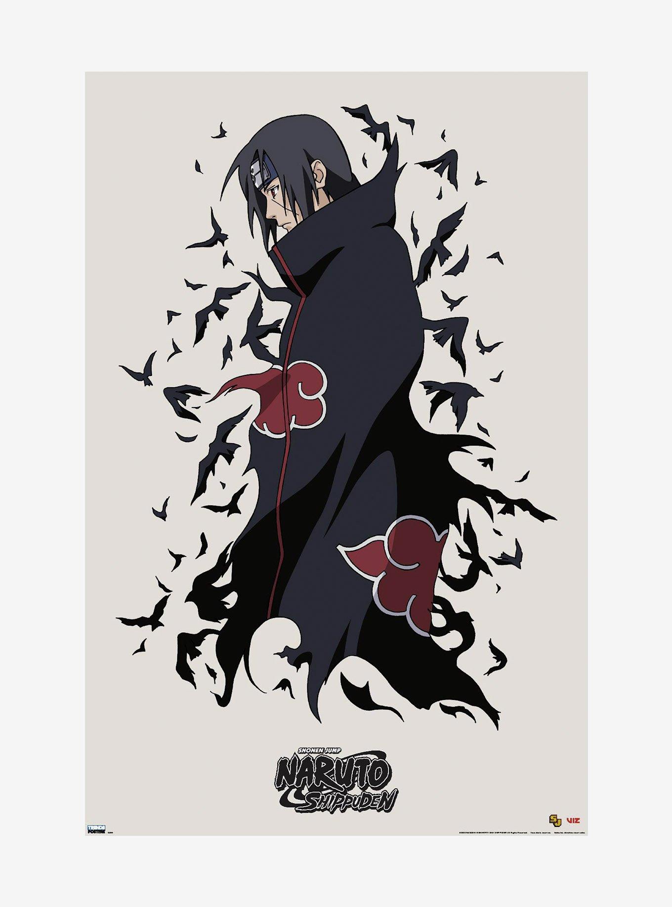 Naruto Shippuden Itachi Side Profile Poster | Hot Topic