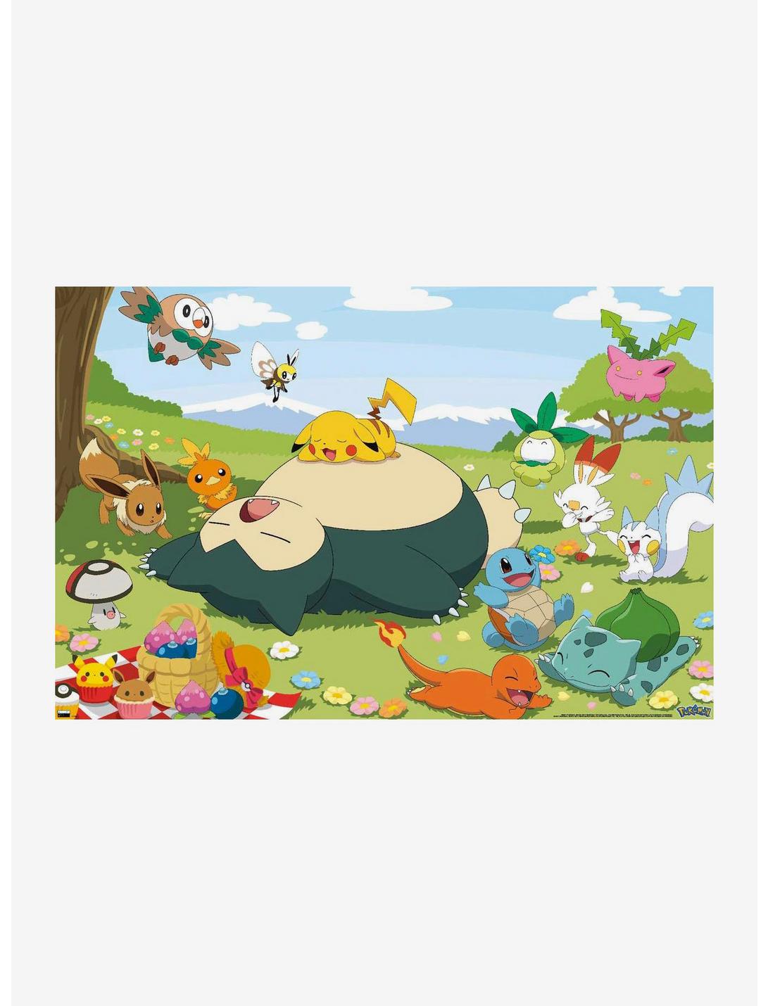 Pokemon Group Picnic Poster, , hi-res