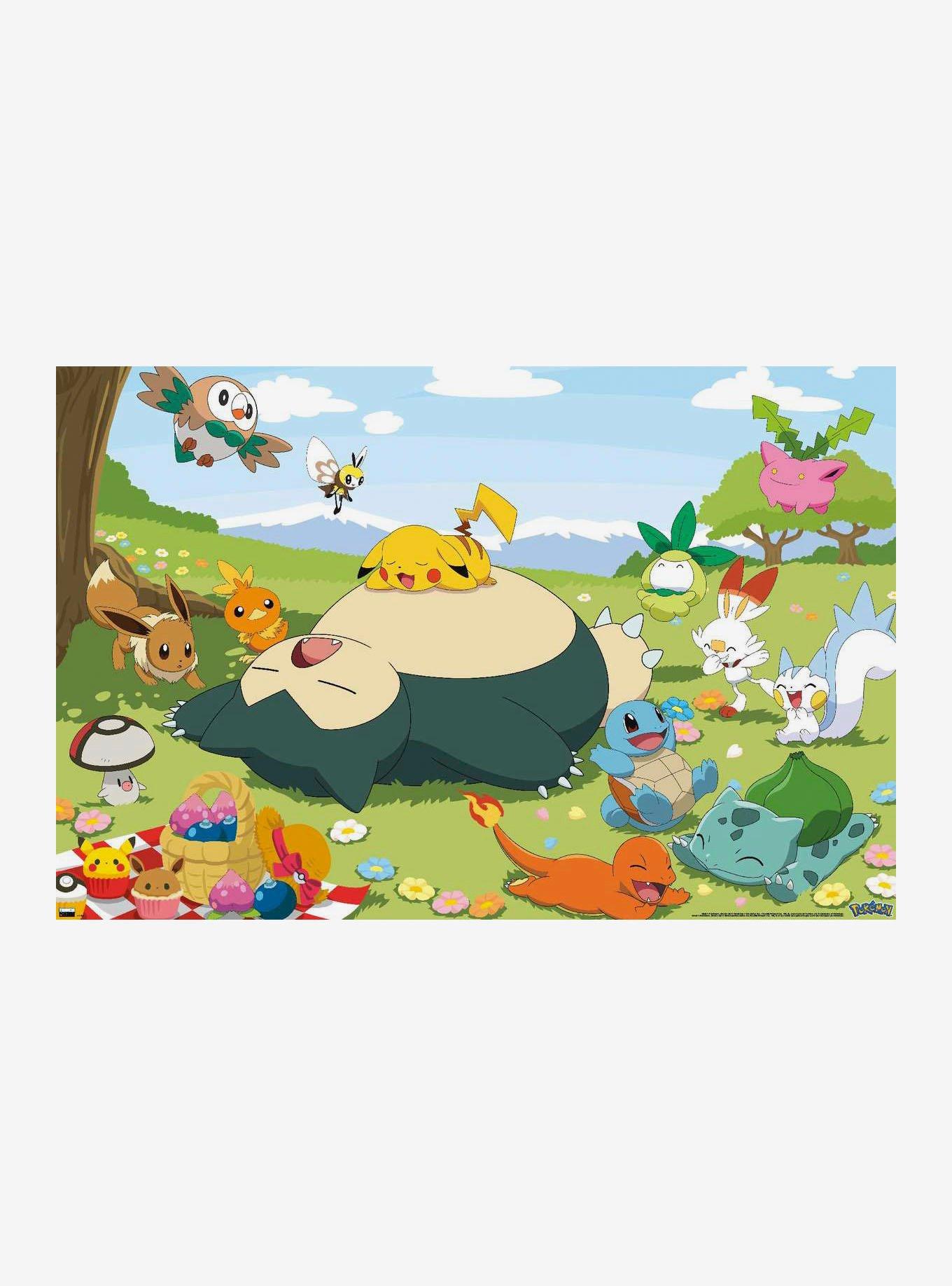 Pokemon Group Picnic Poster, , hi-res