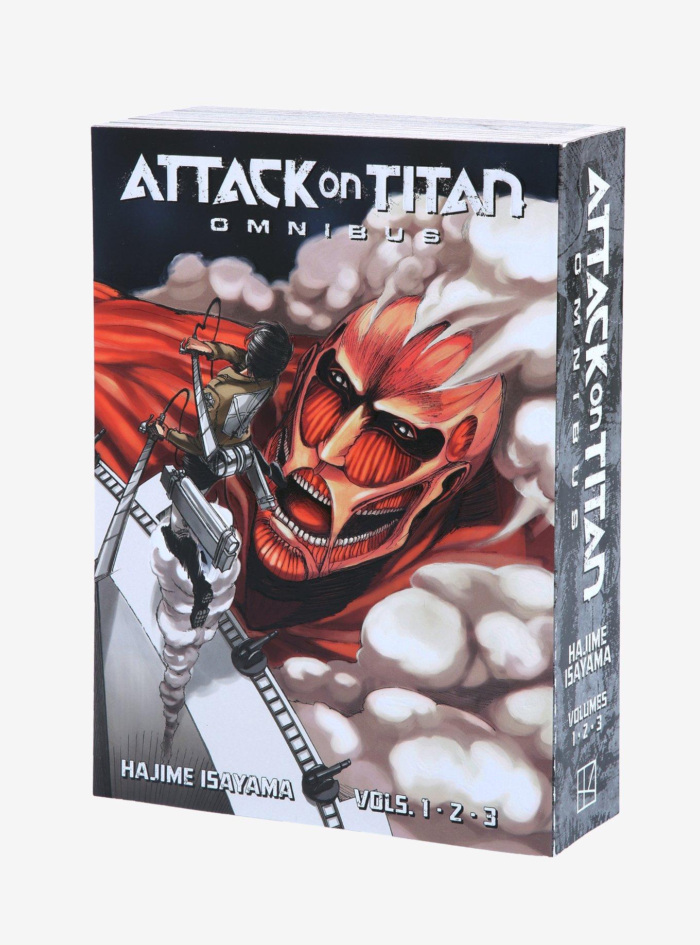 Attack On Titan Volumes 1 - 3 Omnibus Manga