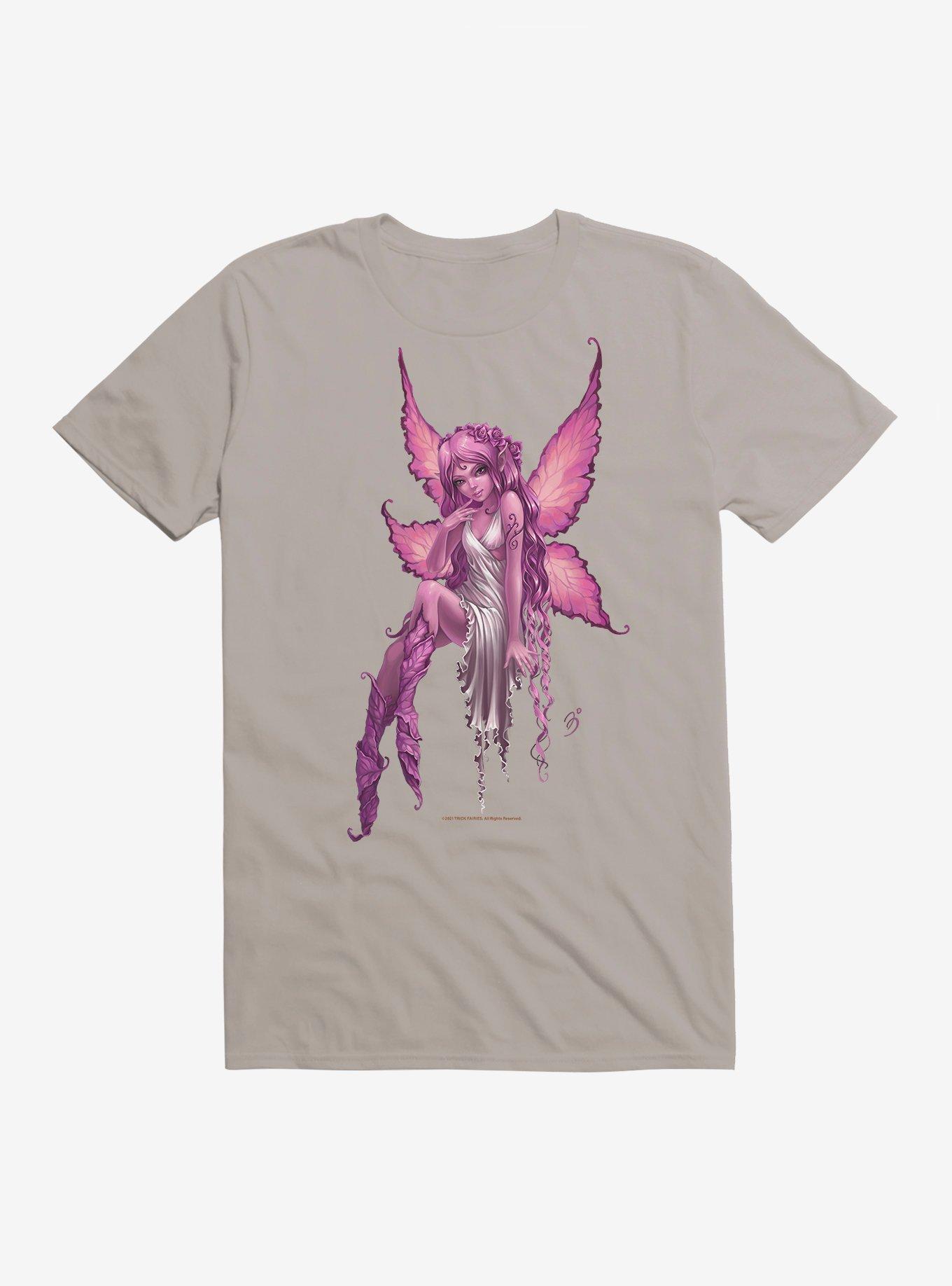 Fairies By Trick Blossom Wing Fairy T-Shirt, LIGHT GREY, hi-res