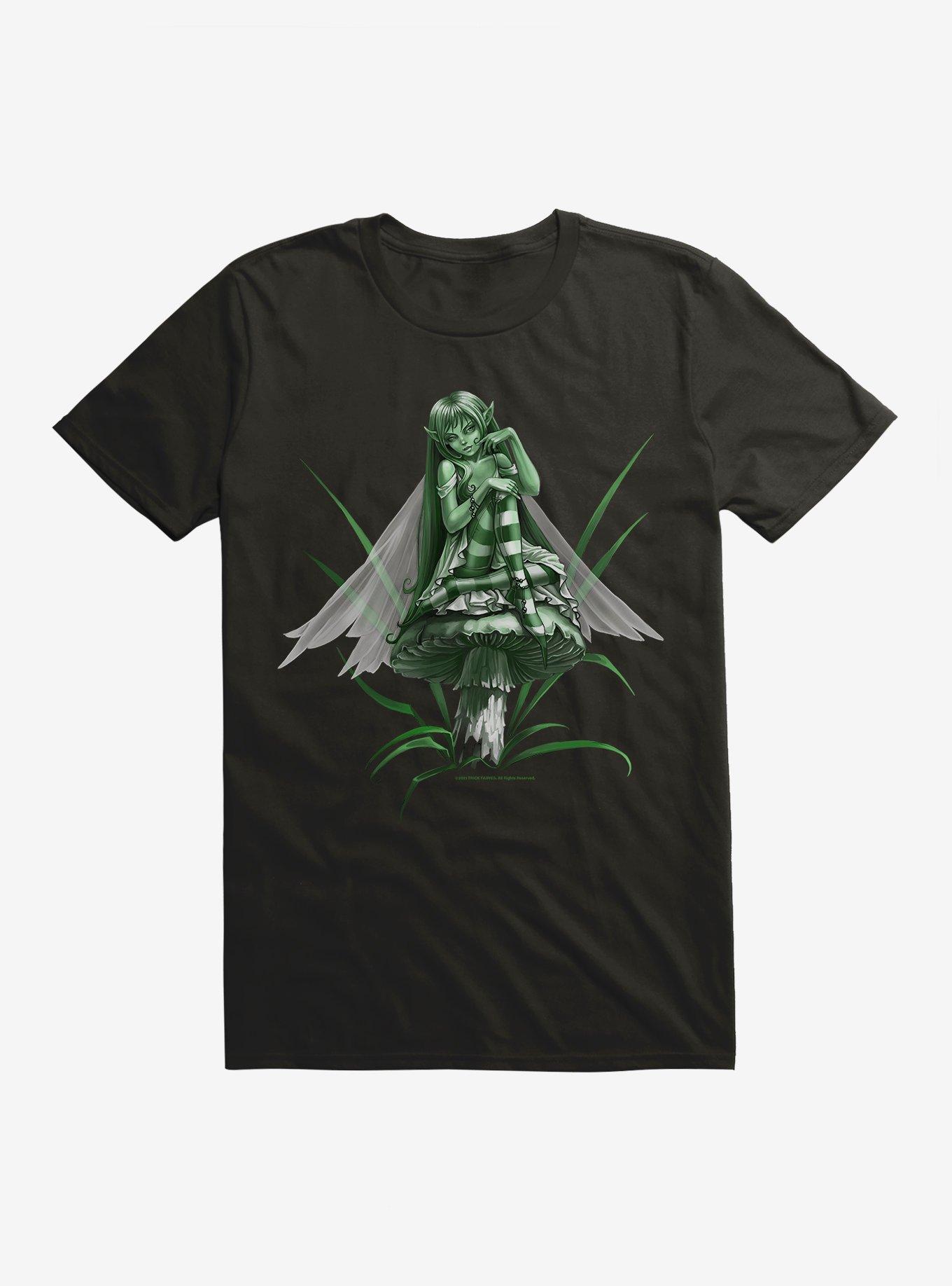 Fairies By Trick Green Mushroom Fairy T-Shirt, , hi-res