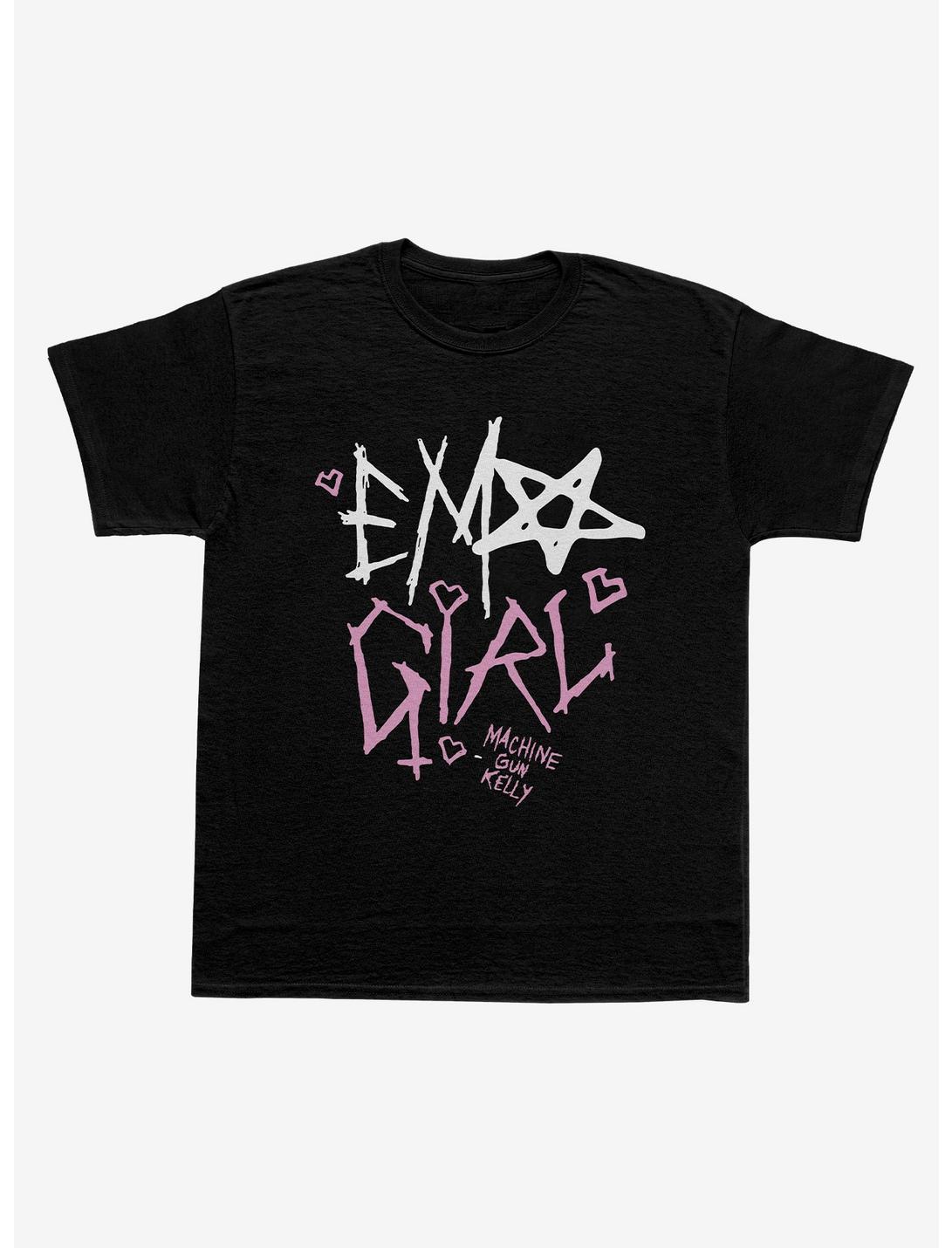 Machine Gun Kelly Emo Girl T-Shirt, BLACK, hi-res