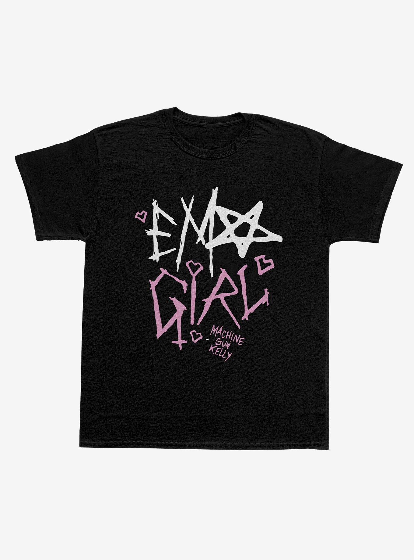 Machine Gun Kelly Emo Girl T-Shirt, BLACK, hi-res