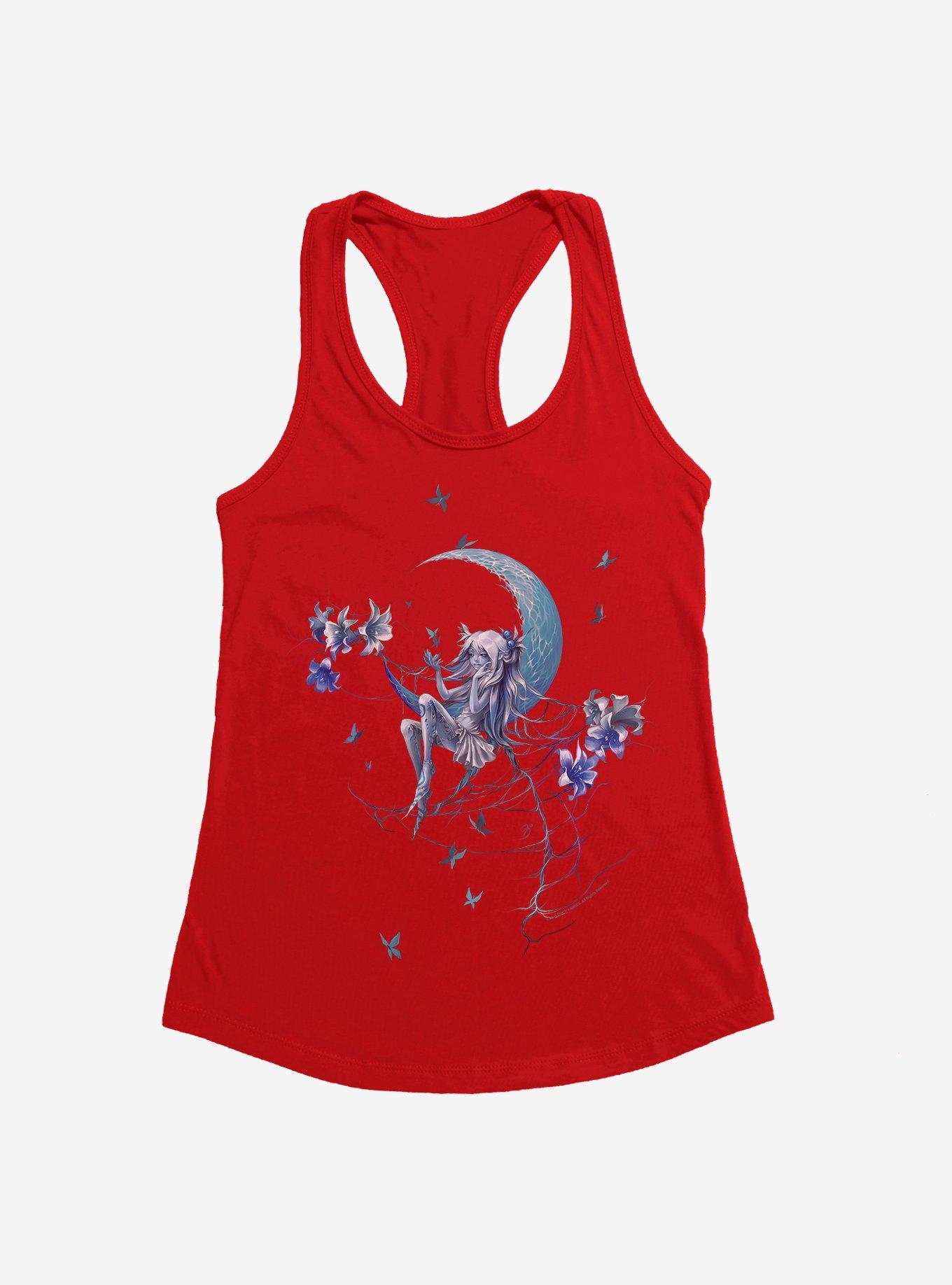 Fairies By Trick Night Fairy Womens Tank Top, RED, hi-res