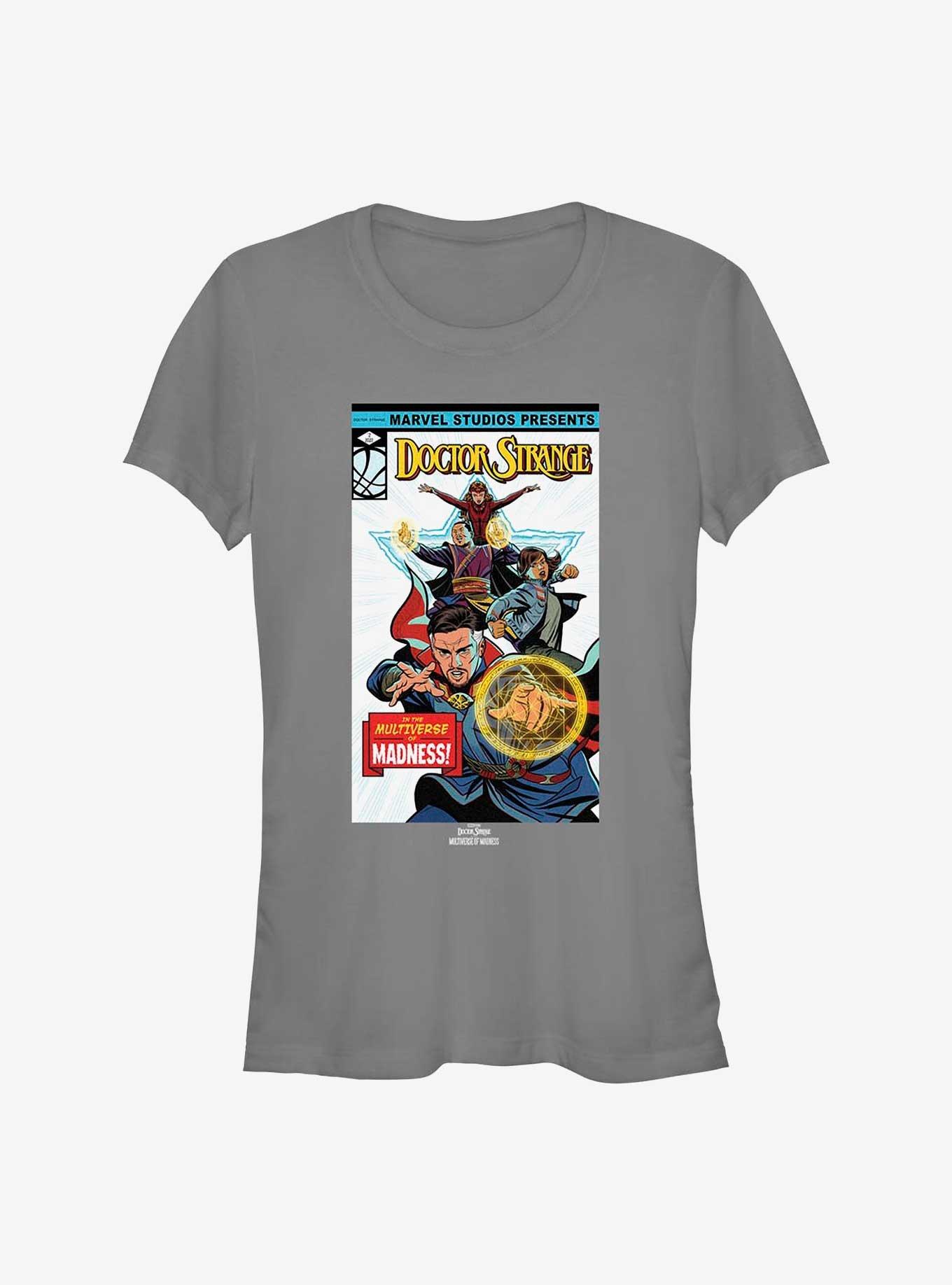 Marvel Doctor Strange In The Multiverse Of Madness Comic Cover Girls T-Shirt, , hi-res