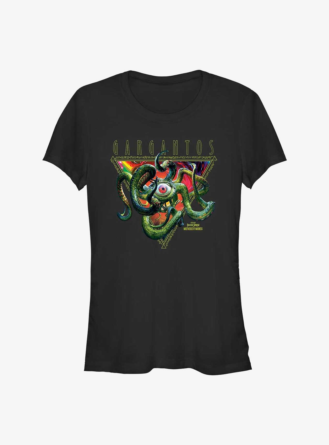 Marvel Doctor Strange In The Multiverse Of Madness Gargantos Triangle Badge Girls T-Shirt
