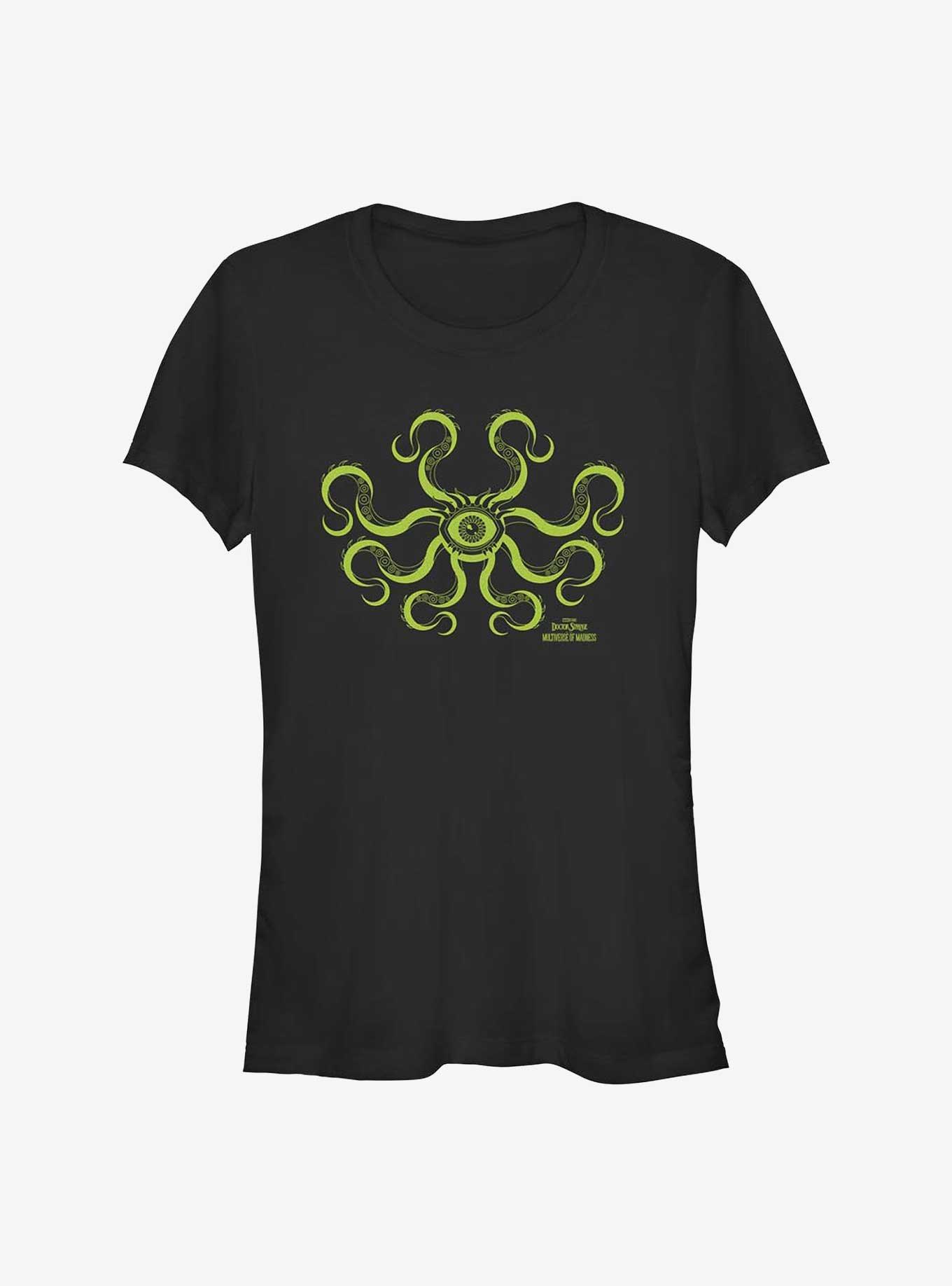 Marvel Doctor Strange In The Multiverse Of Madness Green Creature Girls T-Shirt, BLACK, hi-res