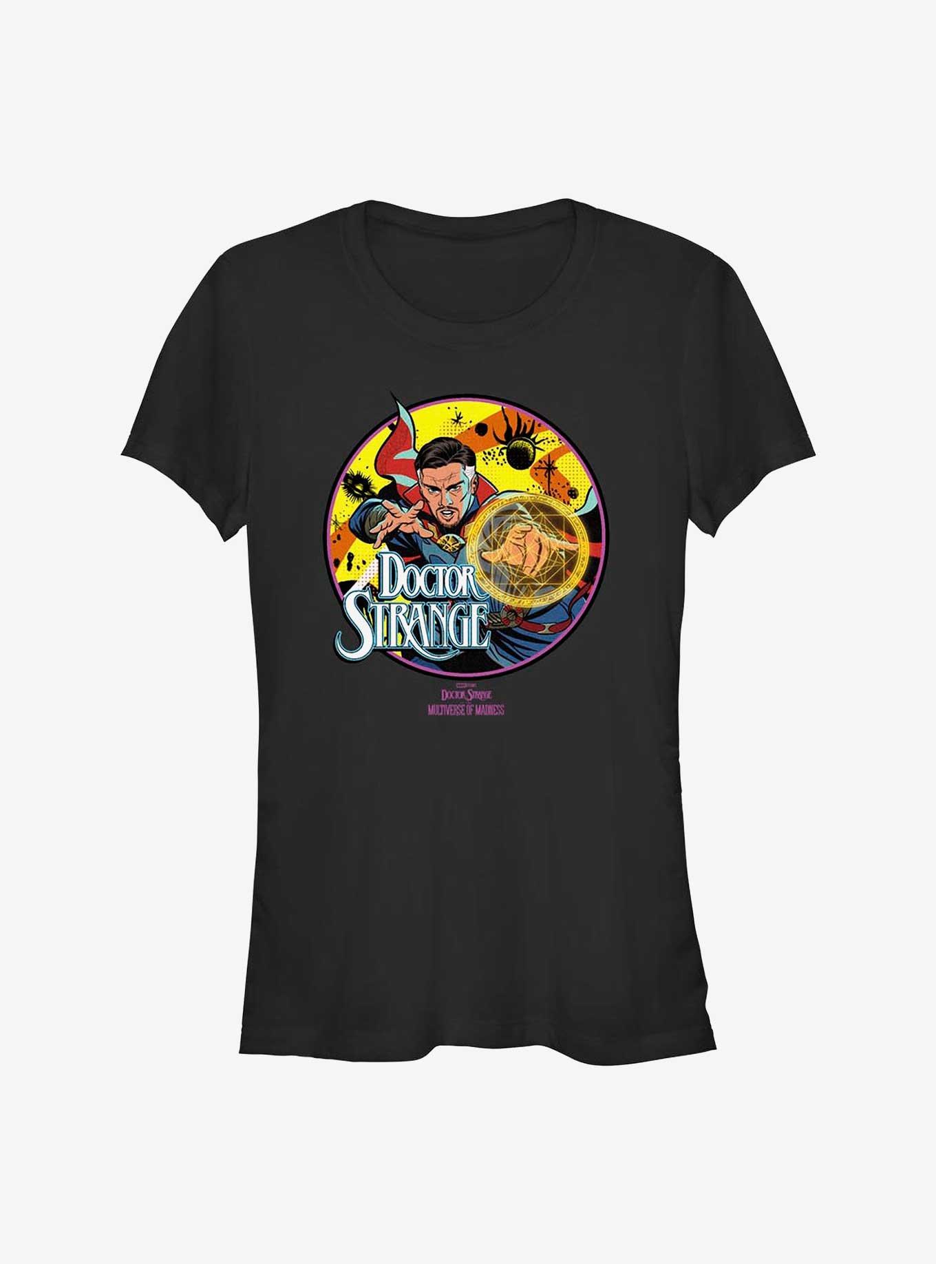 Marvel Doctor Strange In The Multiverse Of Madness Hero Badge Girls T-Shirt, BLACK, hi-res