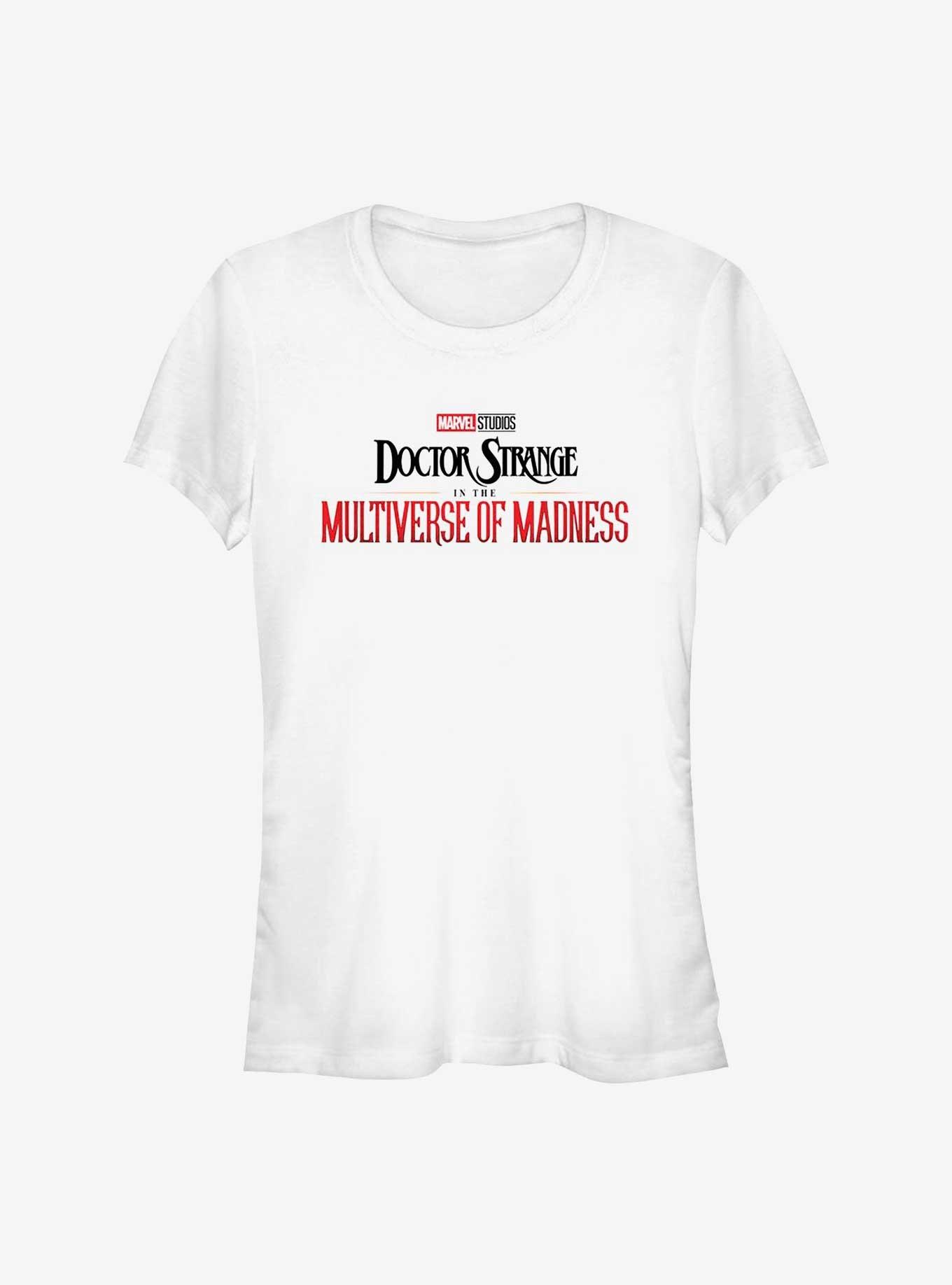 Marvel Doctor Strange The Multiverse Of Madness Movie TItle Girls T-Shirt