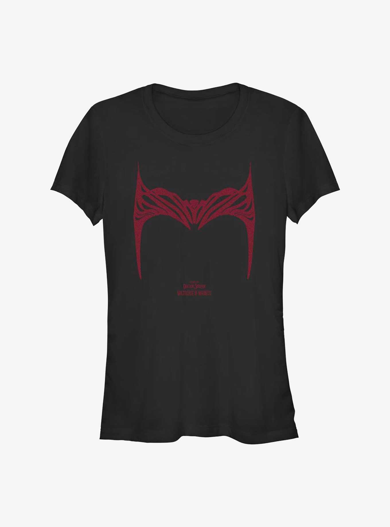 Marvel Doctor Strange In The Multiverse Of Madness Wanda Helmet Girls T-Shirt, BLACK, hi-res